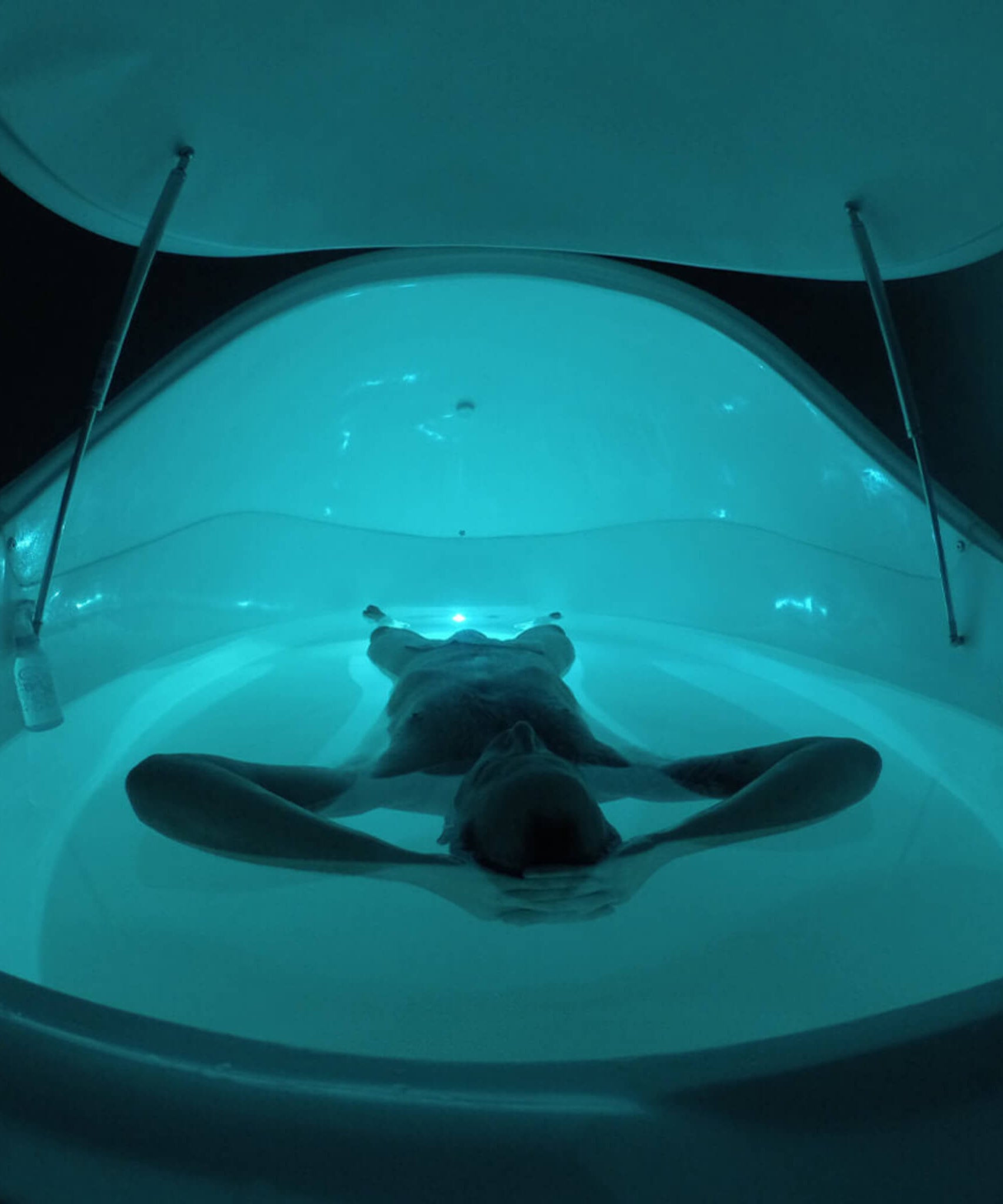 Dreampod V2 Commercial Home Flotation Sensory Isolation Tank Pod Spa [DPFP201WPE] (SAK93817)