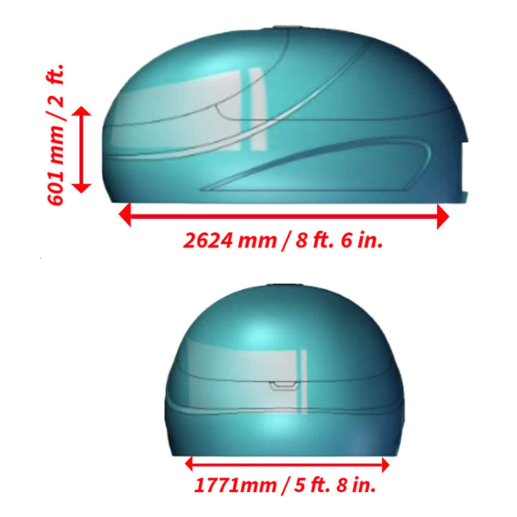 Dreampod Vmax Commercial Home Flotation Sensory Isolation Tank Pod Spa [DPFP202WPE] (SAK95142)