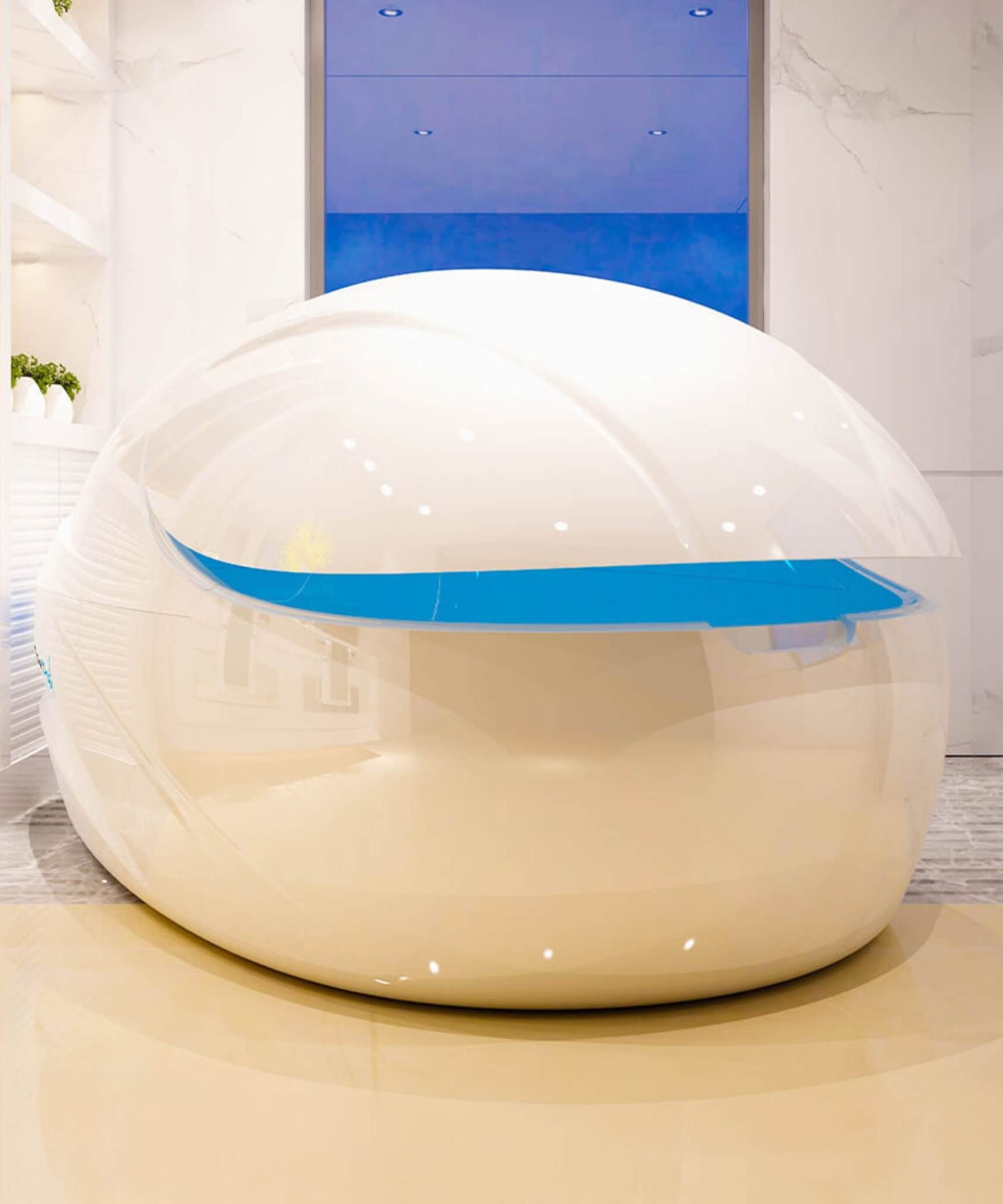 Dreampod Vmax Commercial Home Flotation Sensory Isolation Tank Pod Spa [DPFP202WPE] (SAK95142)