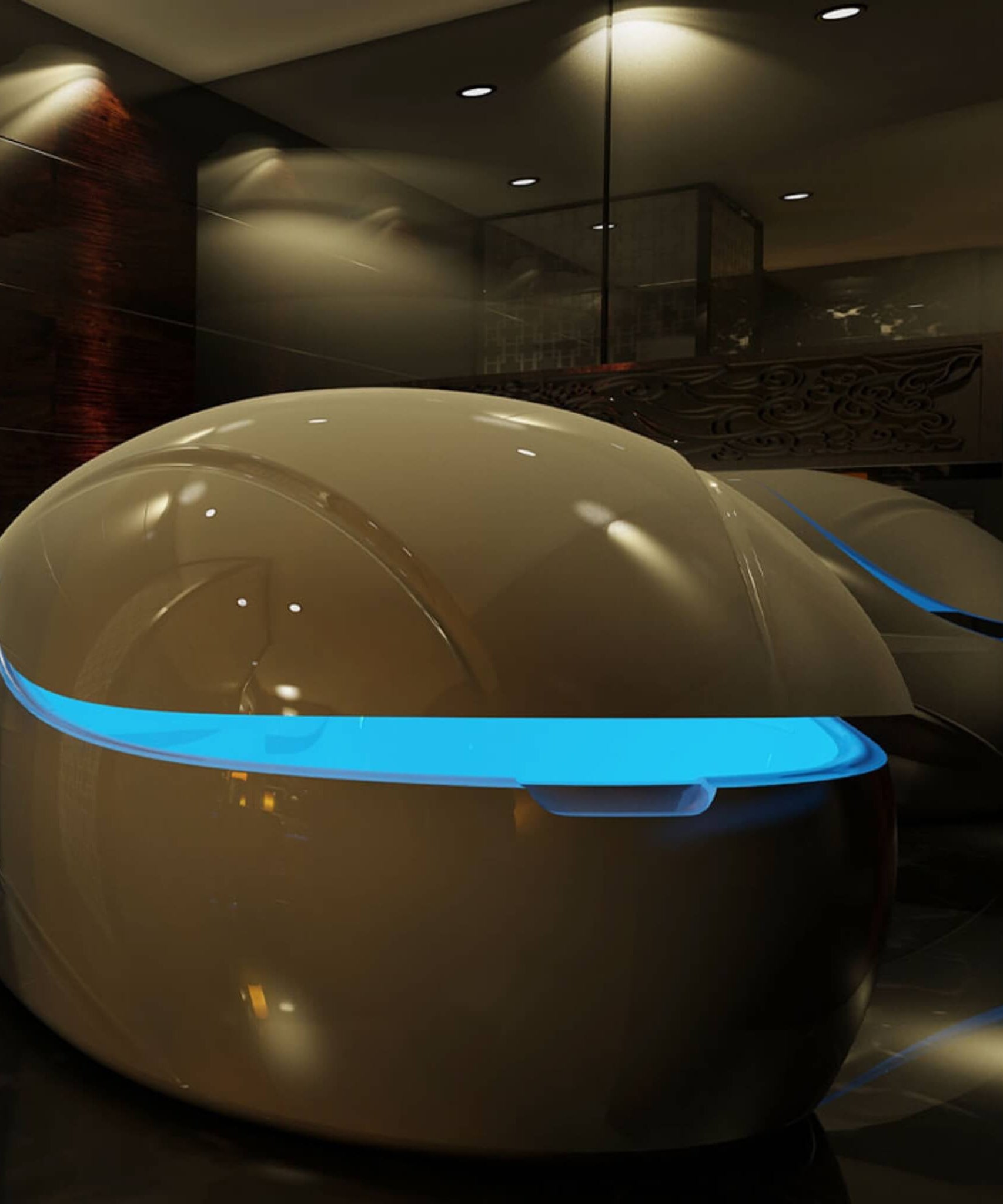 Dreampod Vmax Commercial Home Flotation Sensory Isolation Tank Pod Spa [DPFP202WPE] (SAK95142)