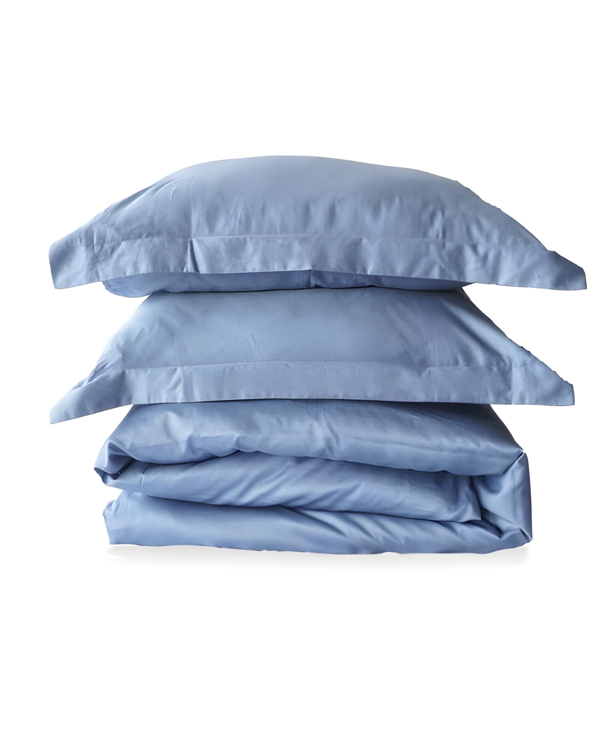 400TC Cotton Sateen Solid Duvet Cover Set