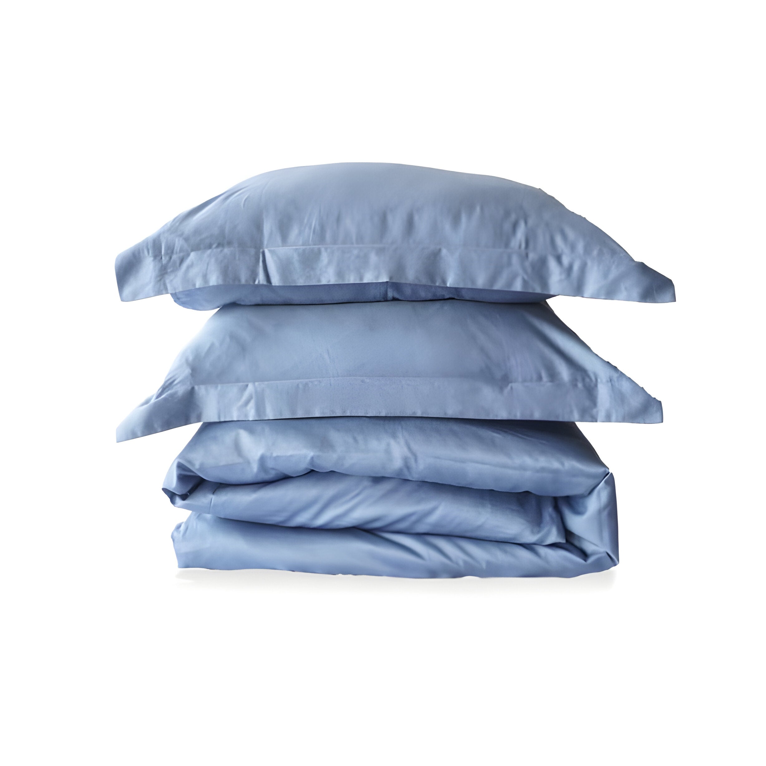 400TC Cotton Sateen Solid Duvet Cover Set