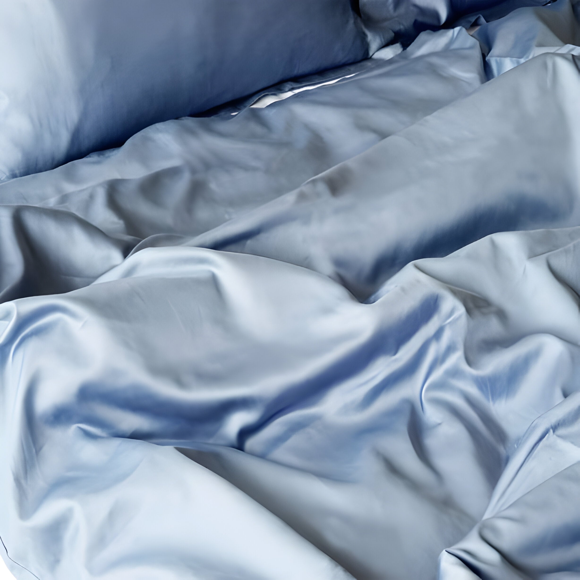 400TC Cotton Sateen Solid Duvet Cover Set
