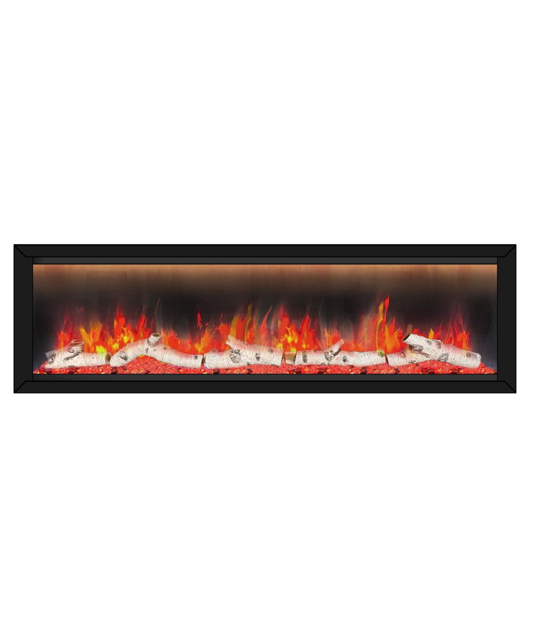 Dynasty Allegro 68-Inch Smart Linear Electric Fireplace With Remote Control [DY-BFM68] (SAK87415)
