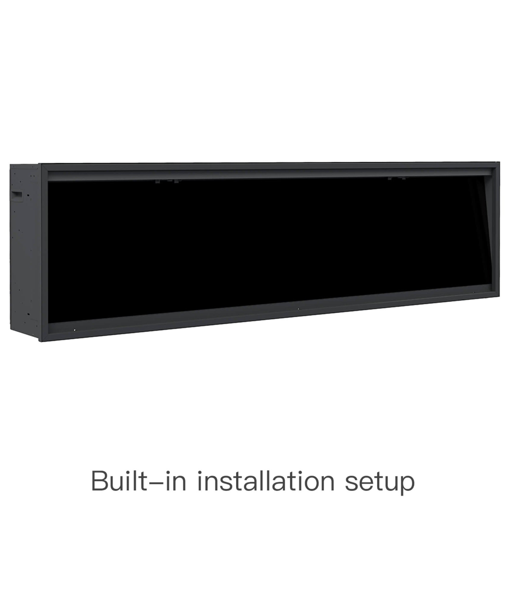 Dynasty Allegro 76-Inch Black Smart Linear Electric Fireplace [DY-BFM76] (SAK56392)