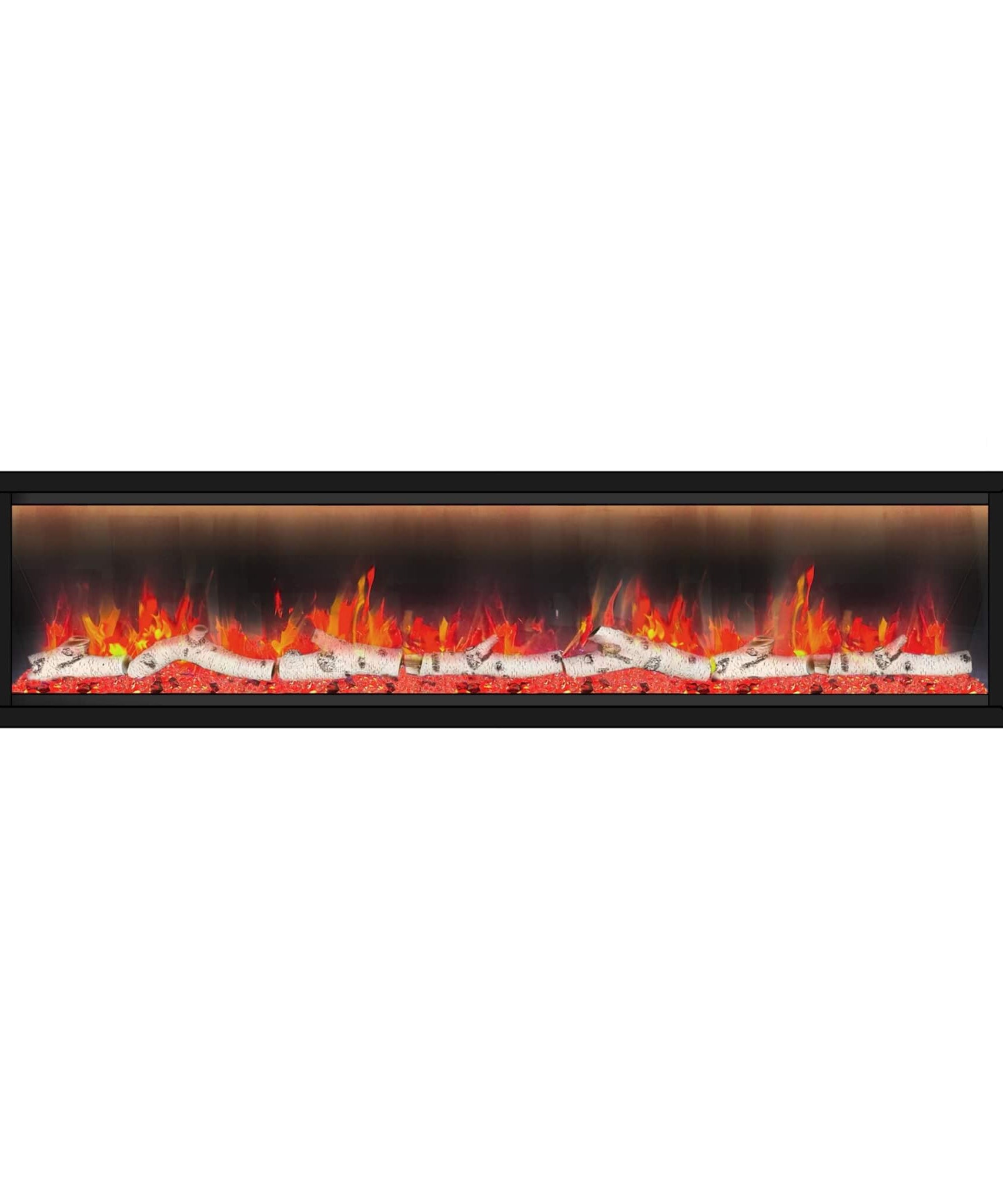 Dynasty Allegro 82-Inch Flush Mount Smart Linear Electric Fireplace [DY-BFM82] (SAK29014)