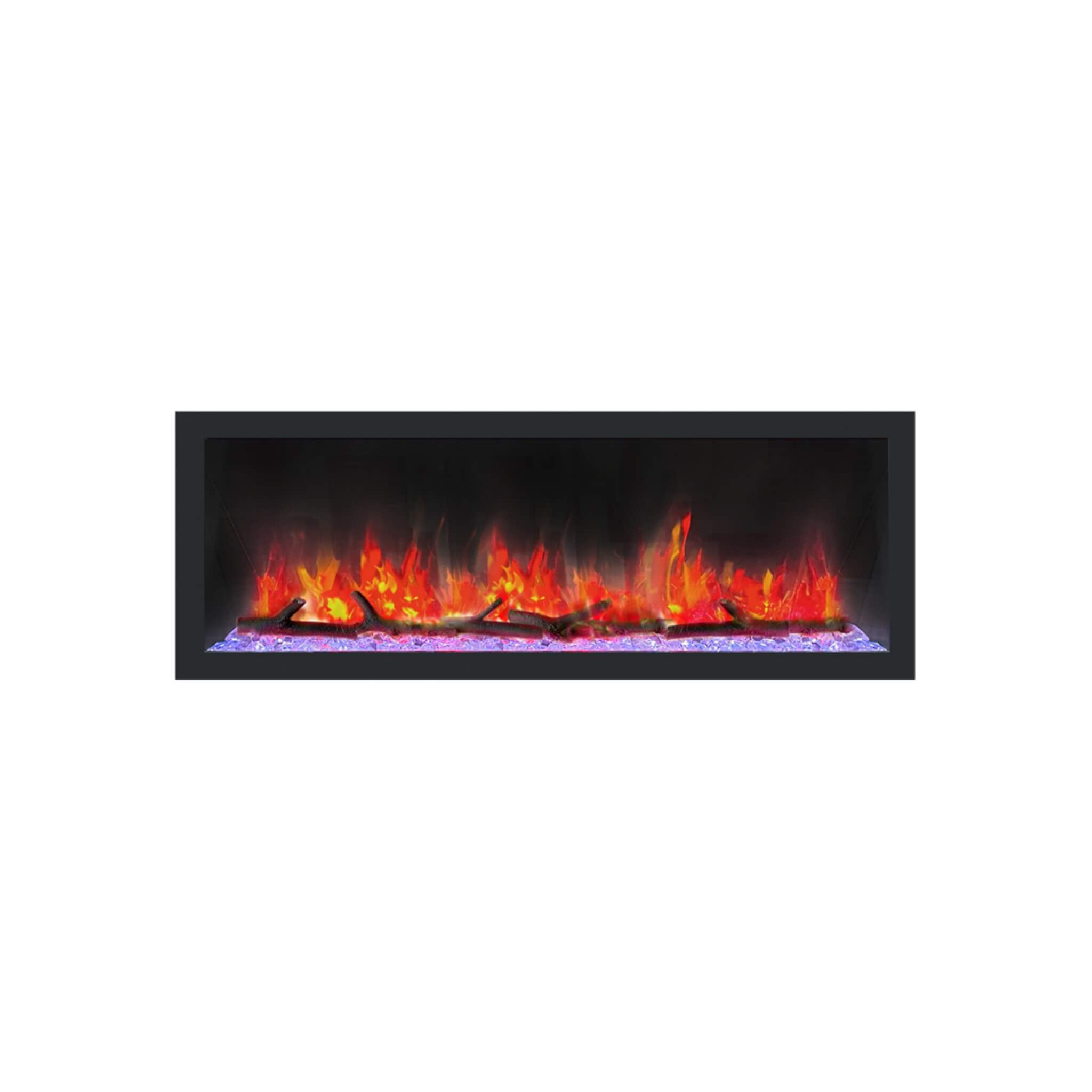 Dynasty Cascade 52-Inch Recessed Smart Linear Electric Fireplace With Dynasty App [DY-BTX52] (SAK73485)
