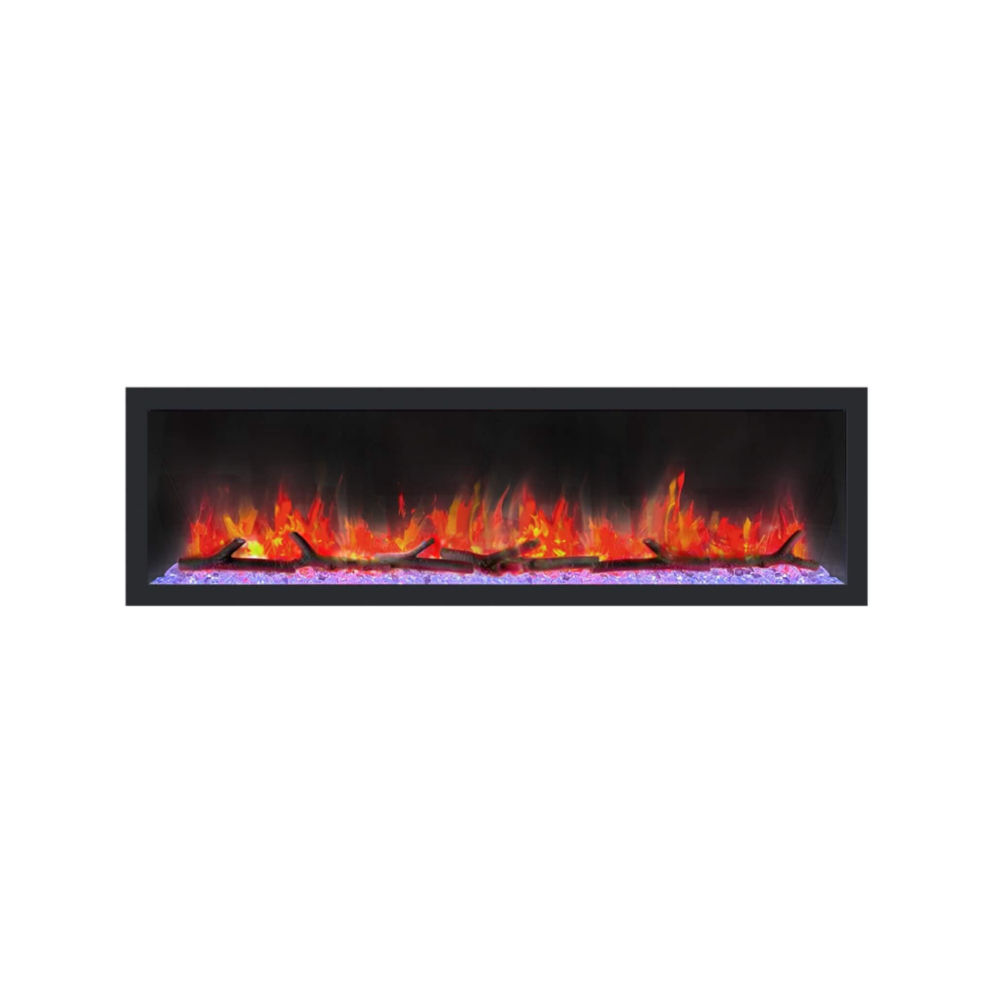 Dynasty Cascade 64-Inch Smart Linear Electric Fireplace With Front Facing Heater [DY-BTX64] (SAK15932)