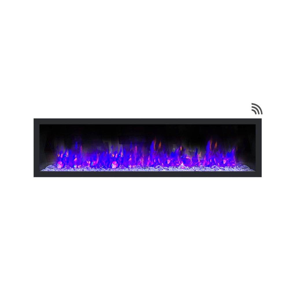 Dynasty Cascade 74-Inch Smart Linear Electric Fireplace [DY-BTX74] (SAK61984)