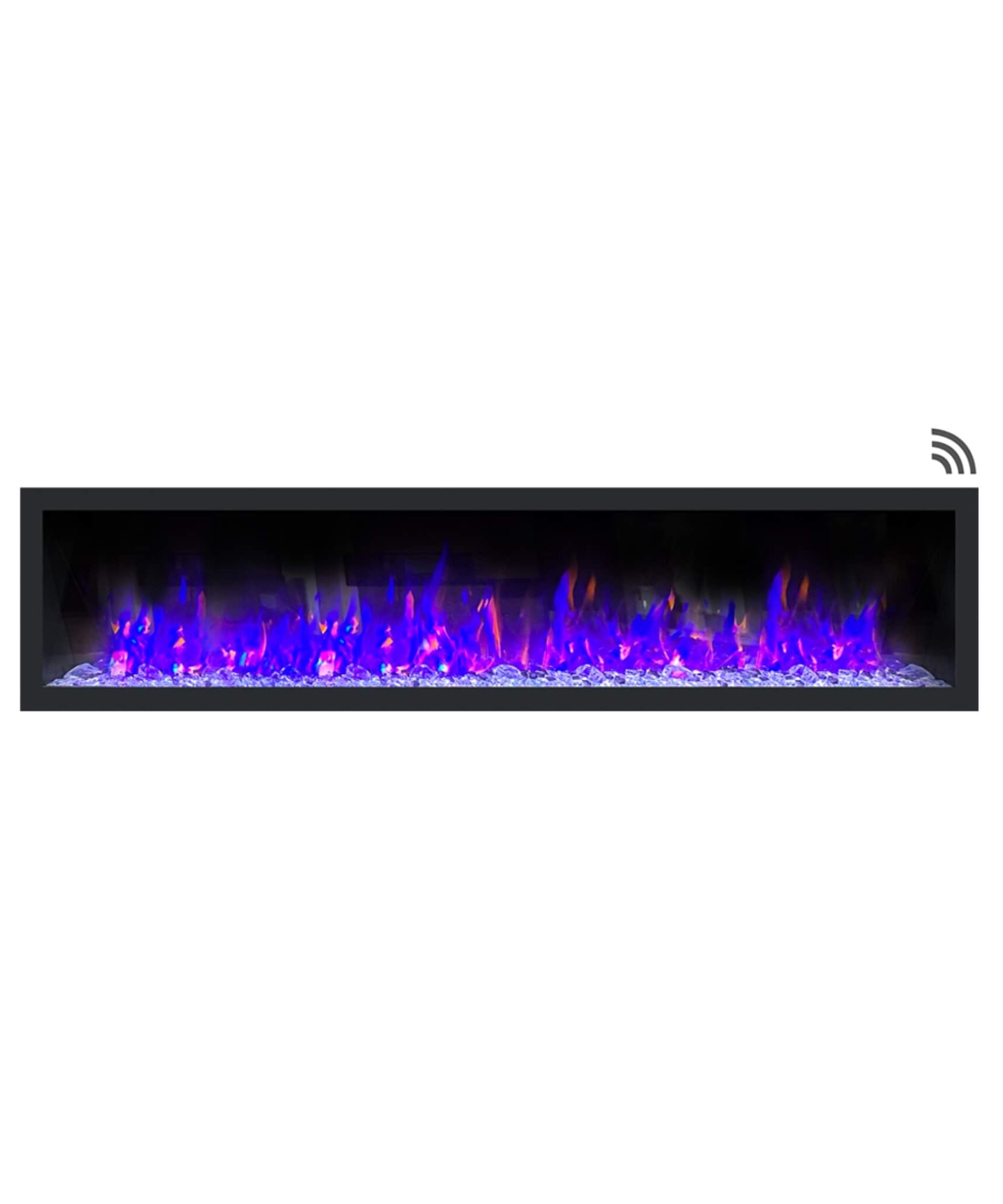 Dynasty Cascade 82-Inch Recessed Linear Electric Fireplace [DY-BTX82] (SAK30567)