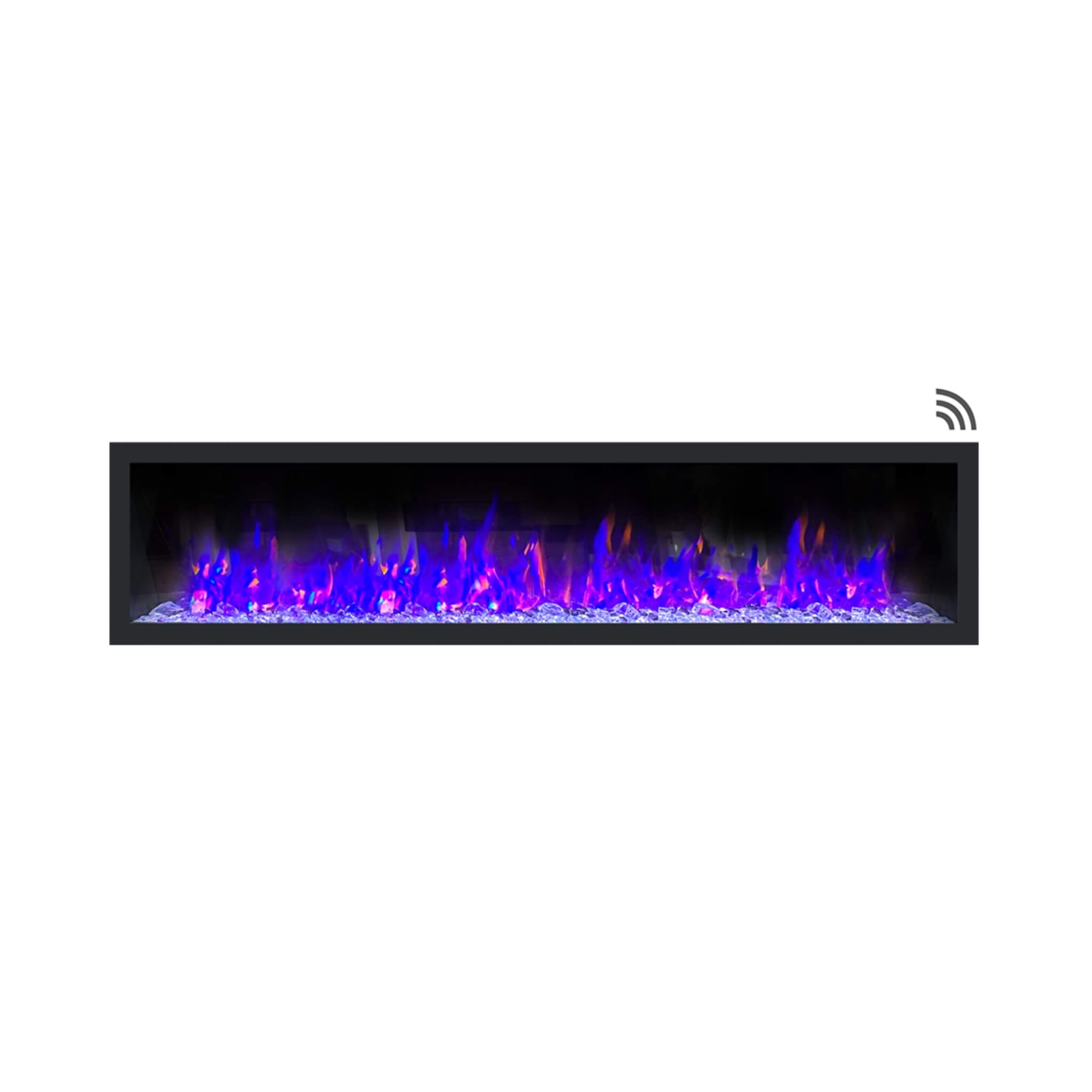 Dynasty Cascade 82-Inch Recessed Linear Electric Fireplace [DY-BTX82] (SAK30567)