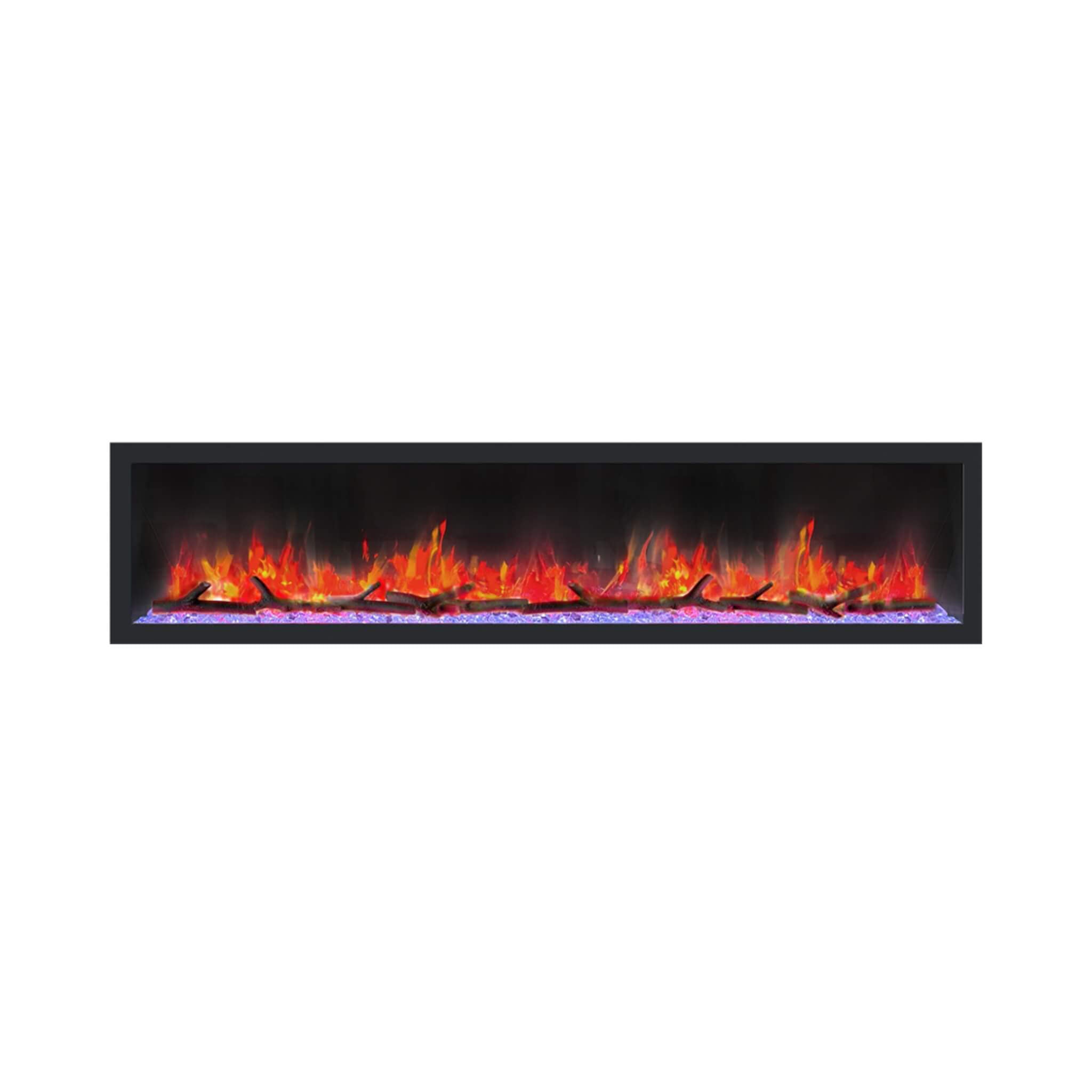 Dynasty Cascade 82-Inch Recessed Linear Electric Fireplace [DY-BTX82] (SAK30567)