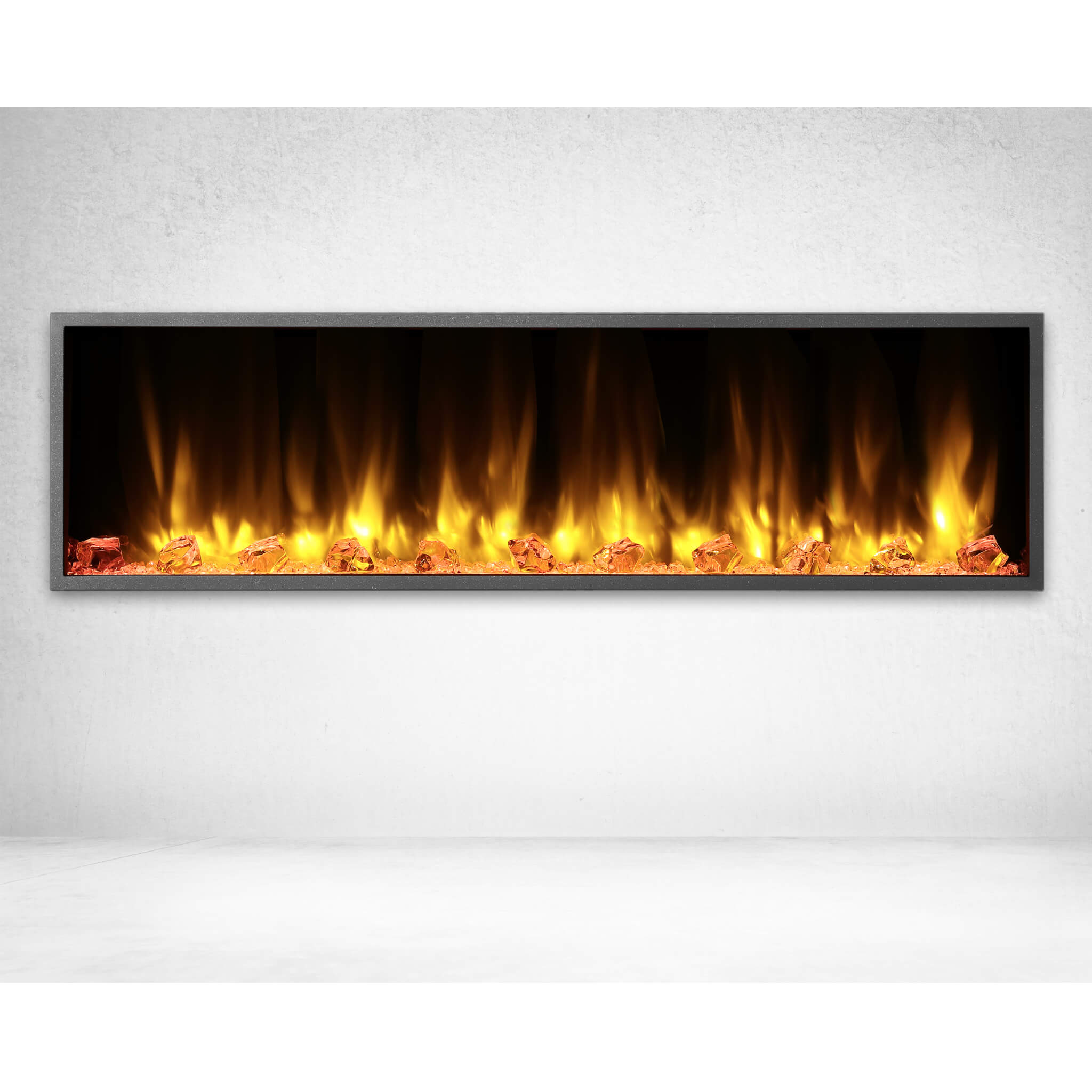 Dynasty Harmony 57-Inch Recessed Smart Linear Electric Fireplace With Remote Control [DY-BEF57] (SAK41756)
