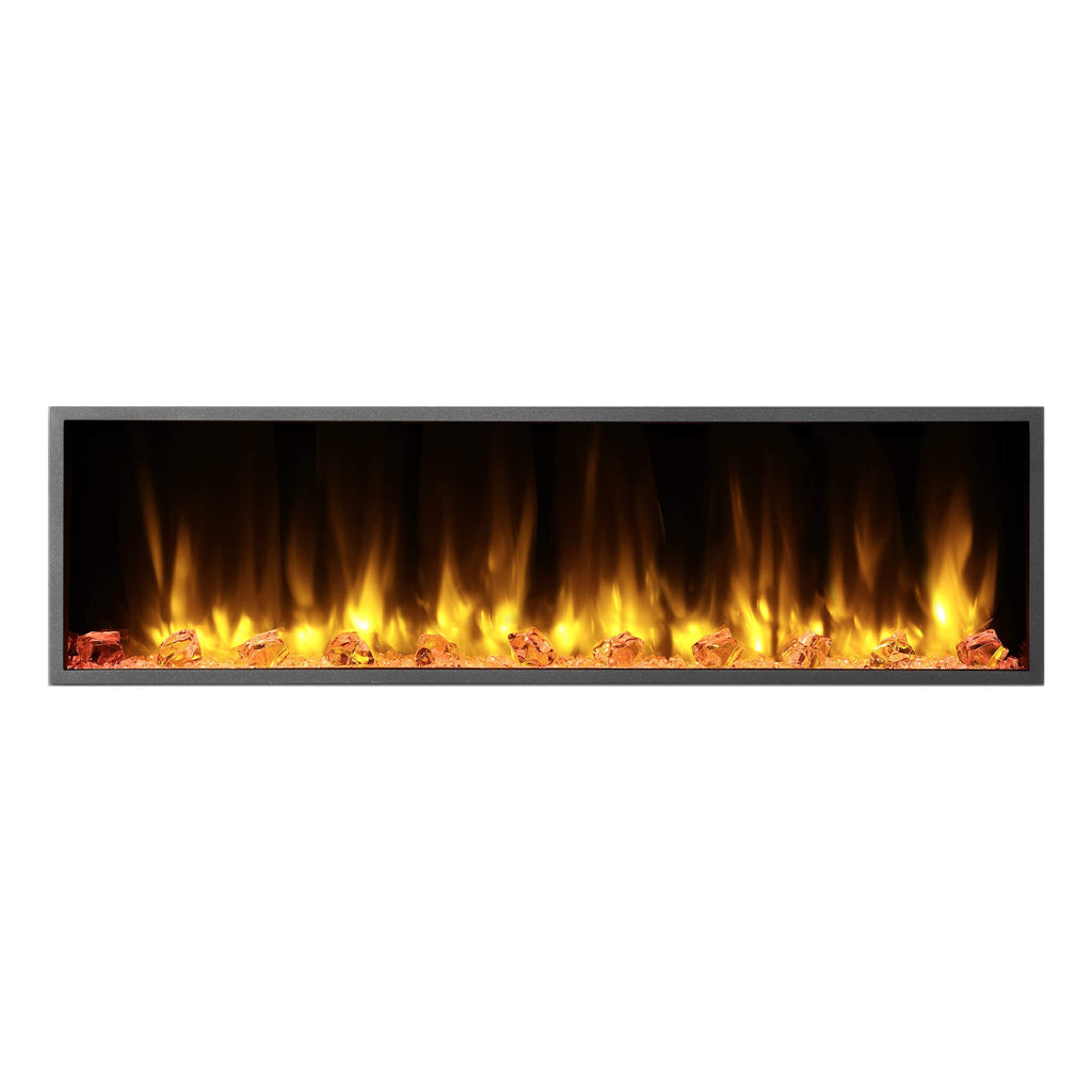Dynasty Harmony 57-Inch Recessed Smart Linear Electric Fireplace With Remote Control [DY-BEF57] (SAK41756)