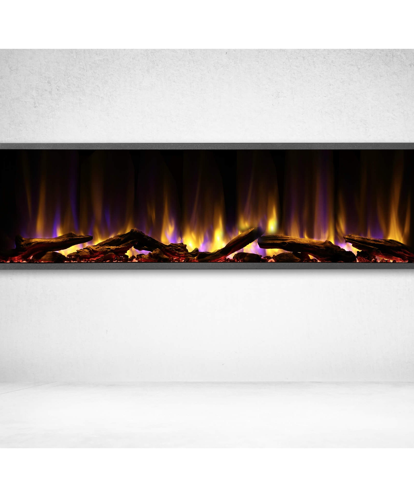 Dynasty Harmony 57-Inch Recessed Smart Linear Electric Fireplace With Remote Control [DY-BEF57] (SAK41756)