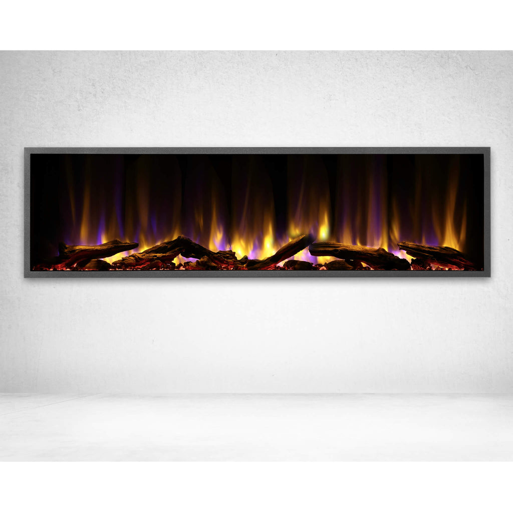 Dynasty Harmony 57-Inch Recessed Smart Linear Electric Fireplace With Remote Control [DY-BEF57] (SAK41756)