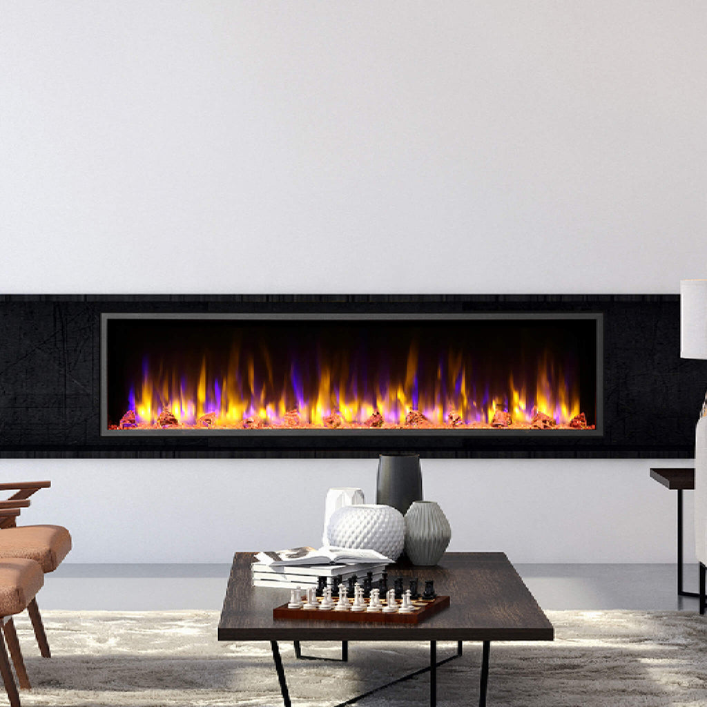 Dynasty Harmony 64-Inch Recessed Smart Linear Electric Fireplace [DY-BEF64] (SAK25894)