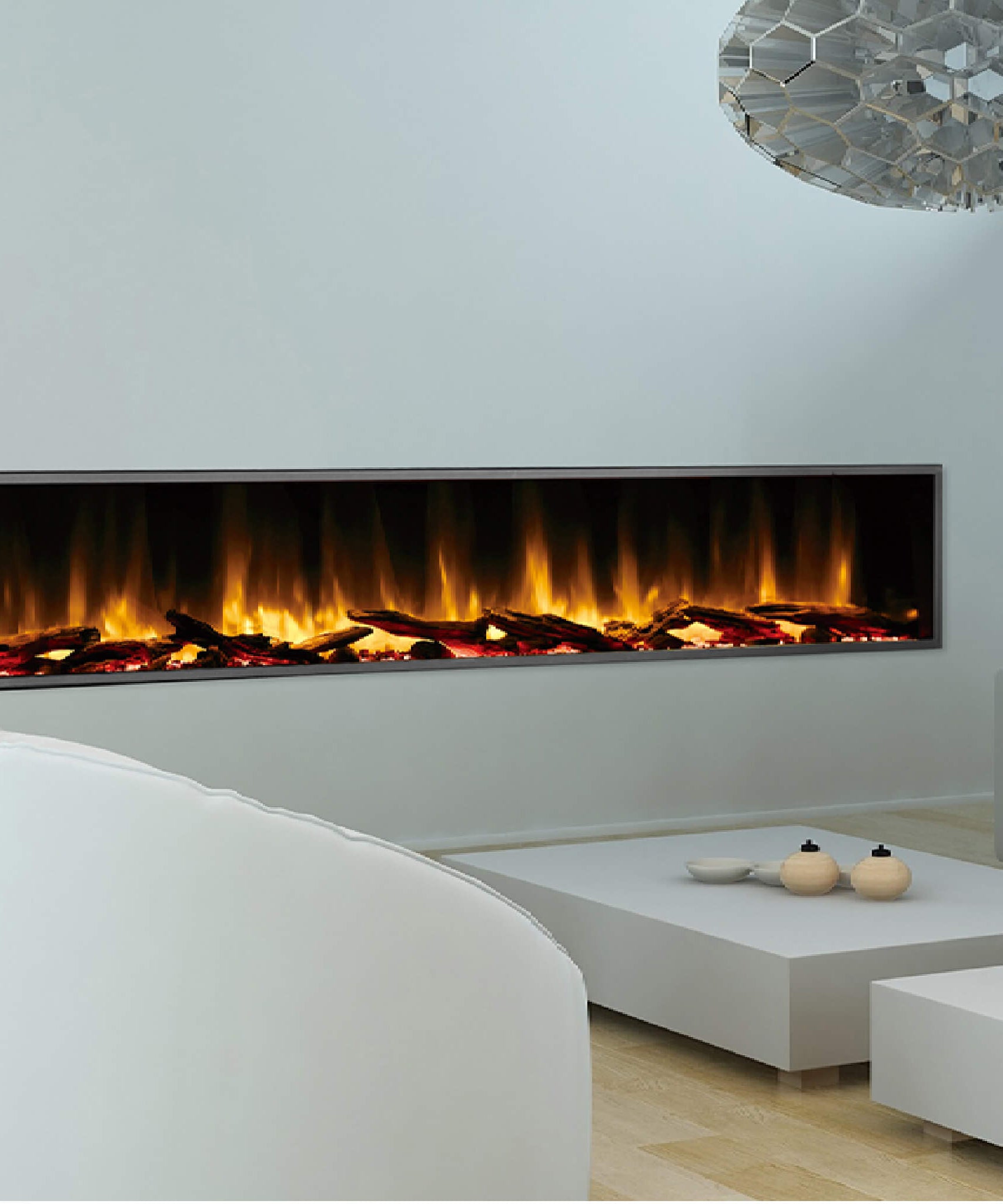 Dynasty Harmony 80-Inch Built-In Smart Linear Electric Fireplace [DY-BEF80] (SAK74516)