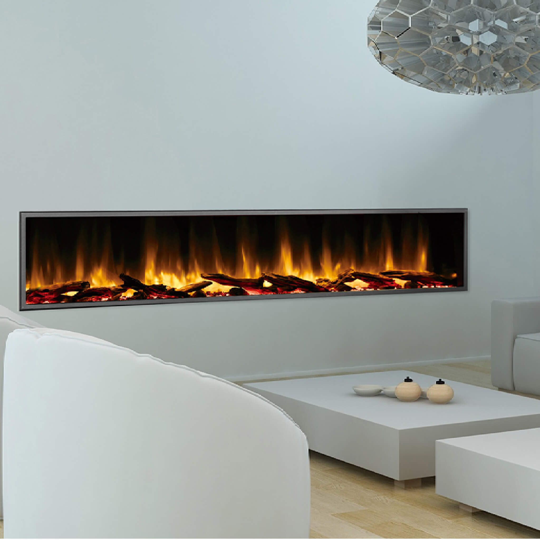 Dynasty Harmony 80-Inch Built-In Smart Linear Electric Fireplace [DY-BEF80] (SAK74516)