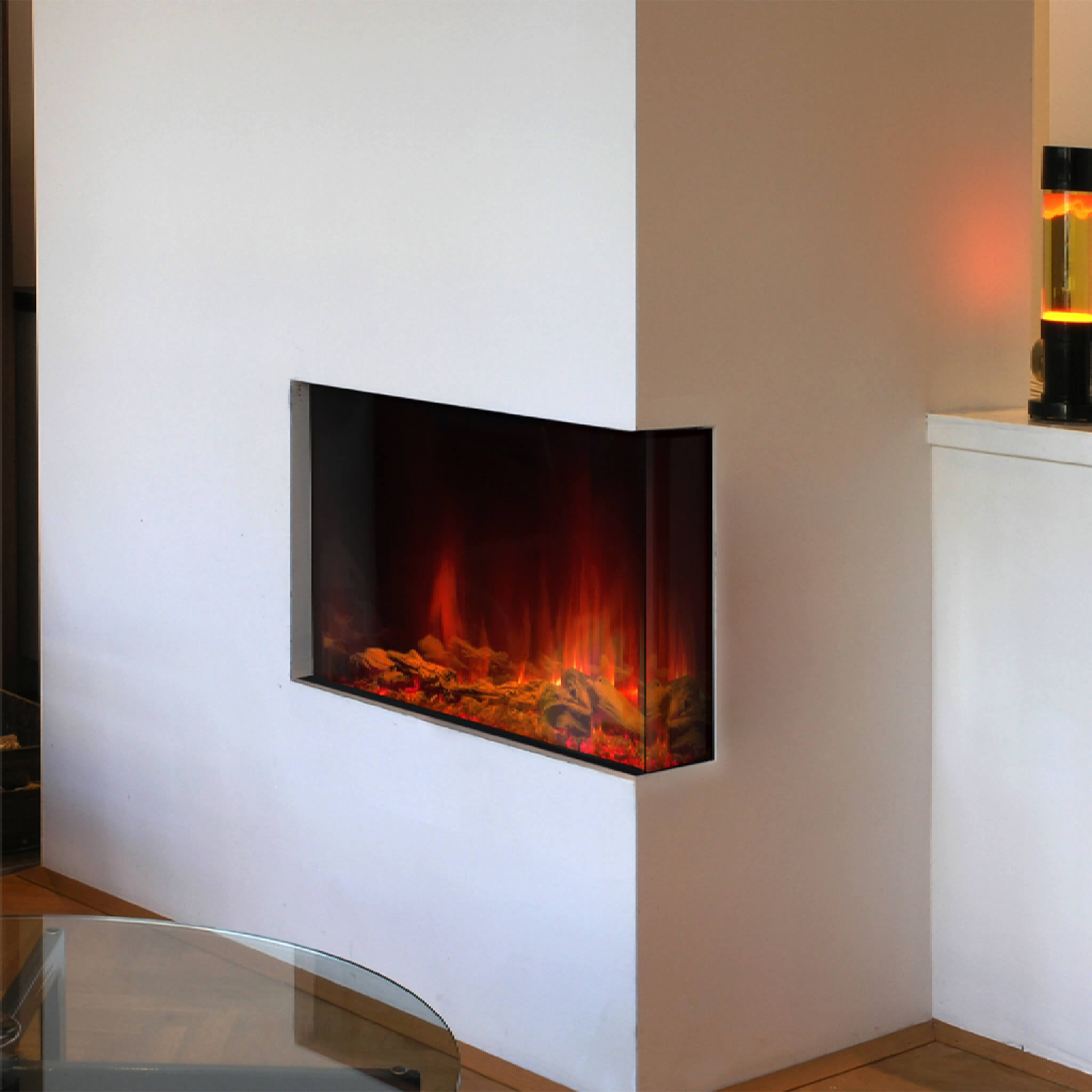 Dynasty Melody 35-Inch Multi-Sided Smart Electric Fireplace With Auto Shut Off [DY-BTS35] (SAK87490)