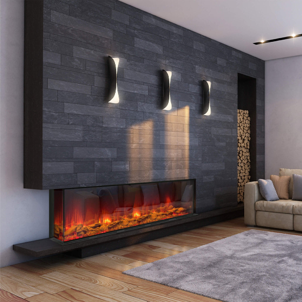 Dynasty Melody 64-Inch Built-In 3 Sided Smart Electric Fireplace [DY-BTS60] (SAK79345)