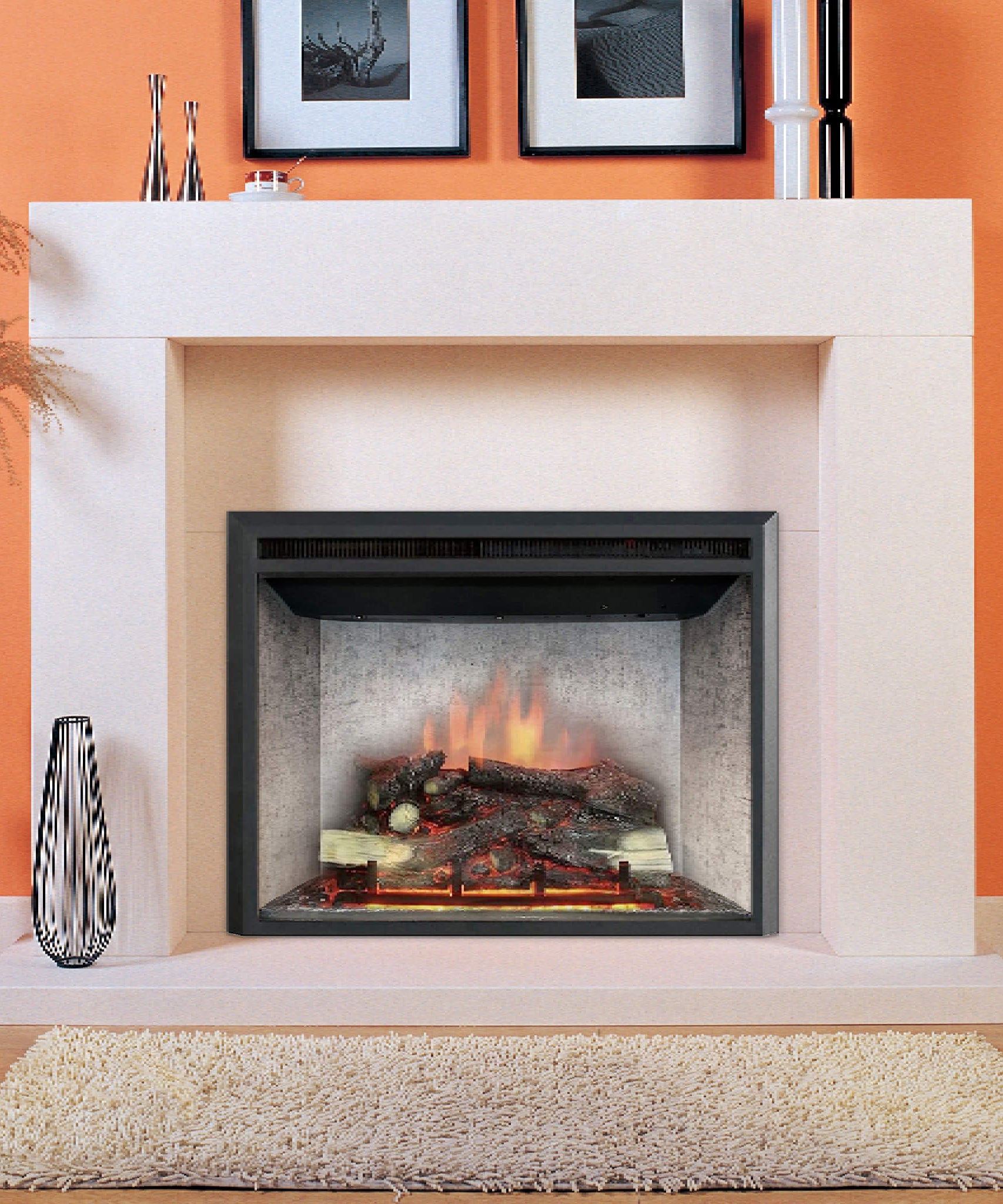 Dynasty Presto 32-Inch Vent Free Electric Firebox Insert With Multifnction Remote Control [DY-FI32D] (SAK54792)