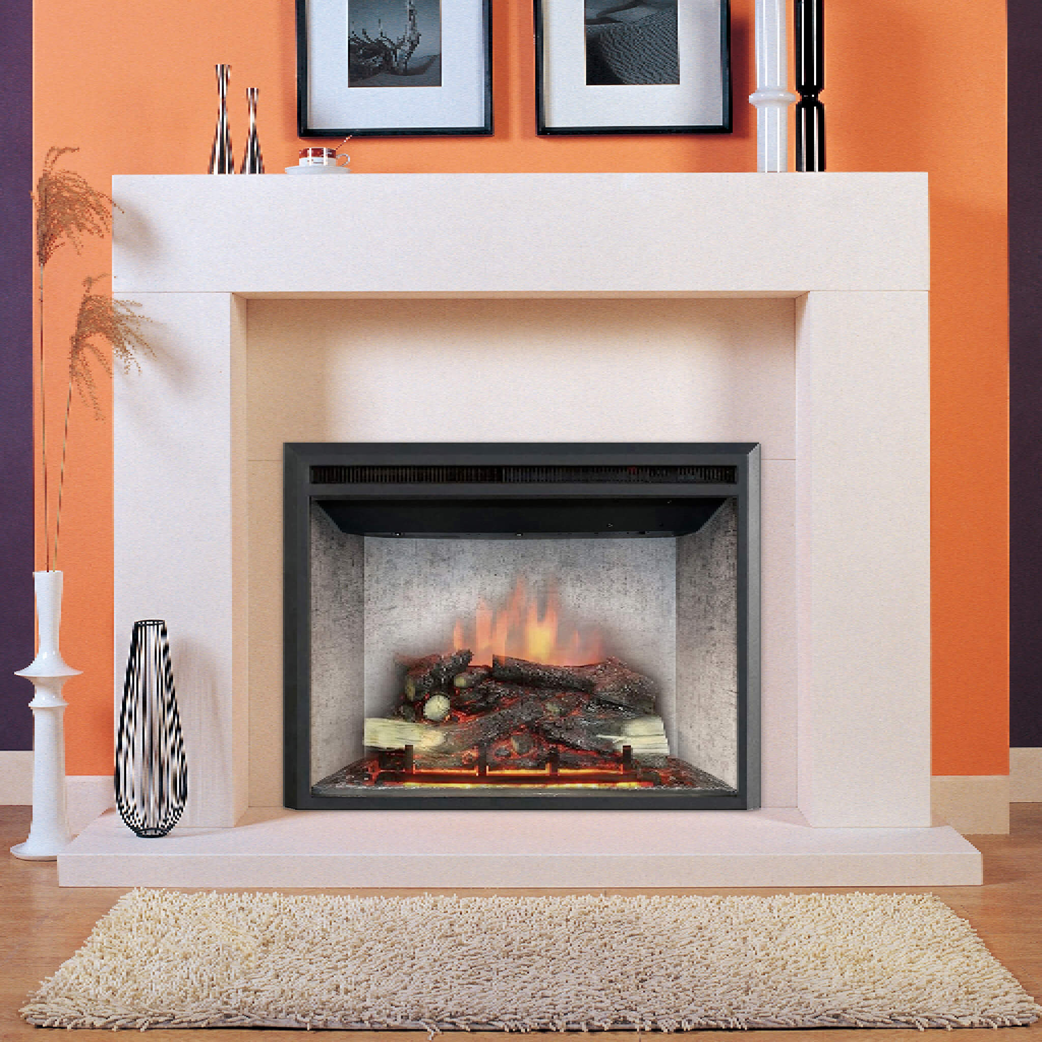 Dynasty Presto 32-Inch Vent Free Electric Firebox Insert With Multifnction Remote Control [DY-FI32D] (SAK54792)