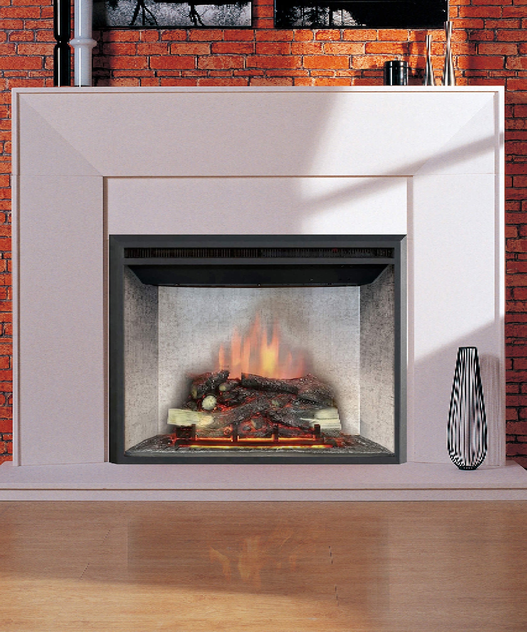Dynasty Presto 35-Inch Vent Free Electric Firebox Insert With Remote Control [DY-FI35D] (SAK86012)
