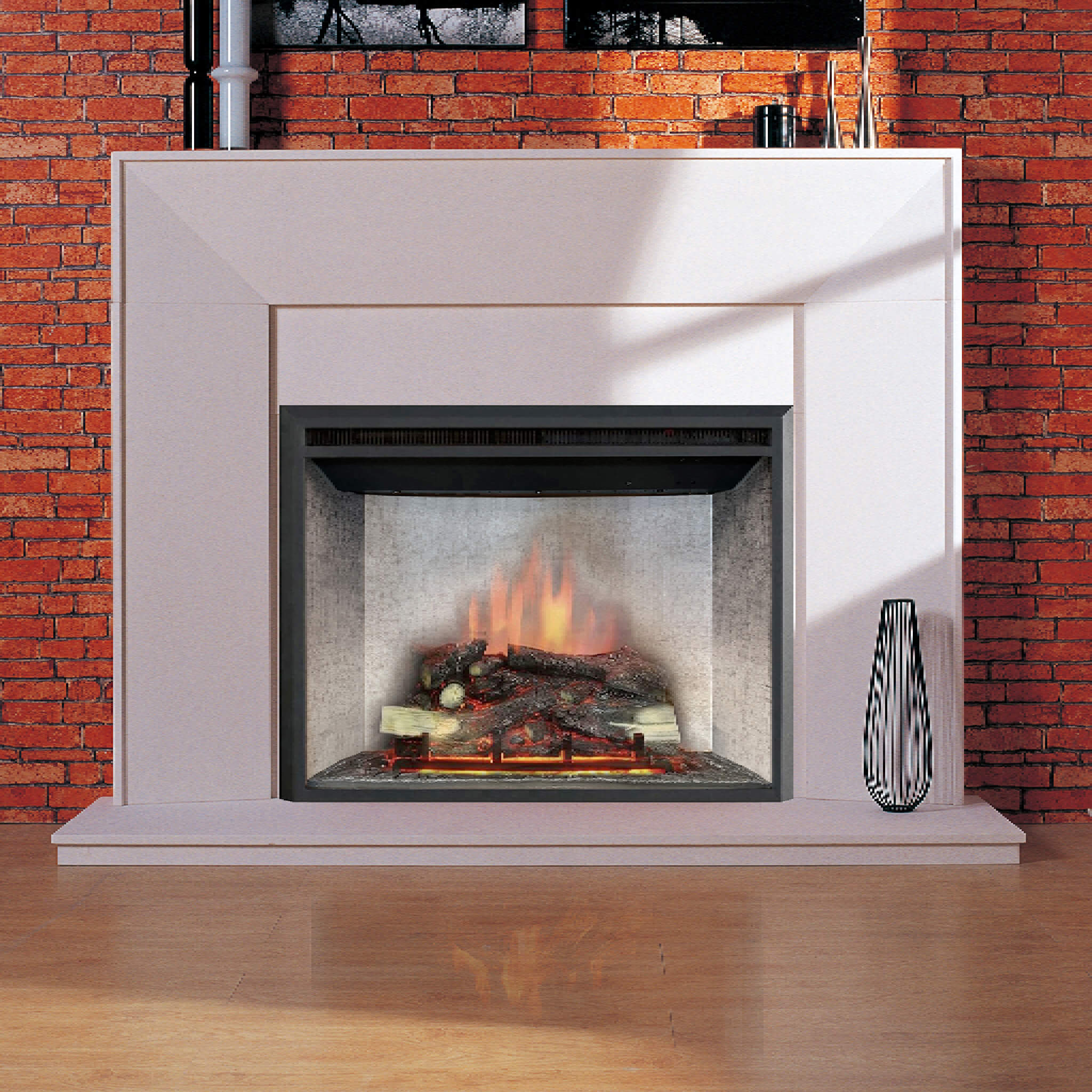 Dynasty Presto 35-Inch Vent Free Electric Firebox Insert With Remote Control [DY-FI35D] (SAK86012)