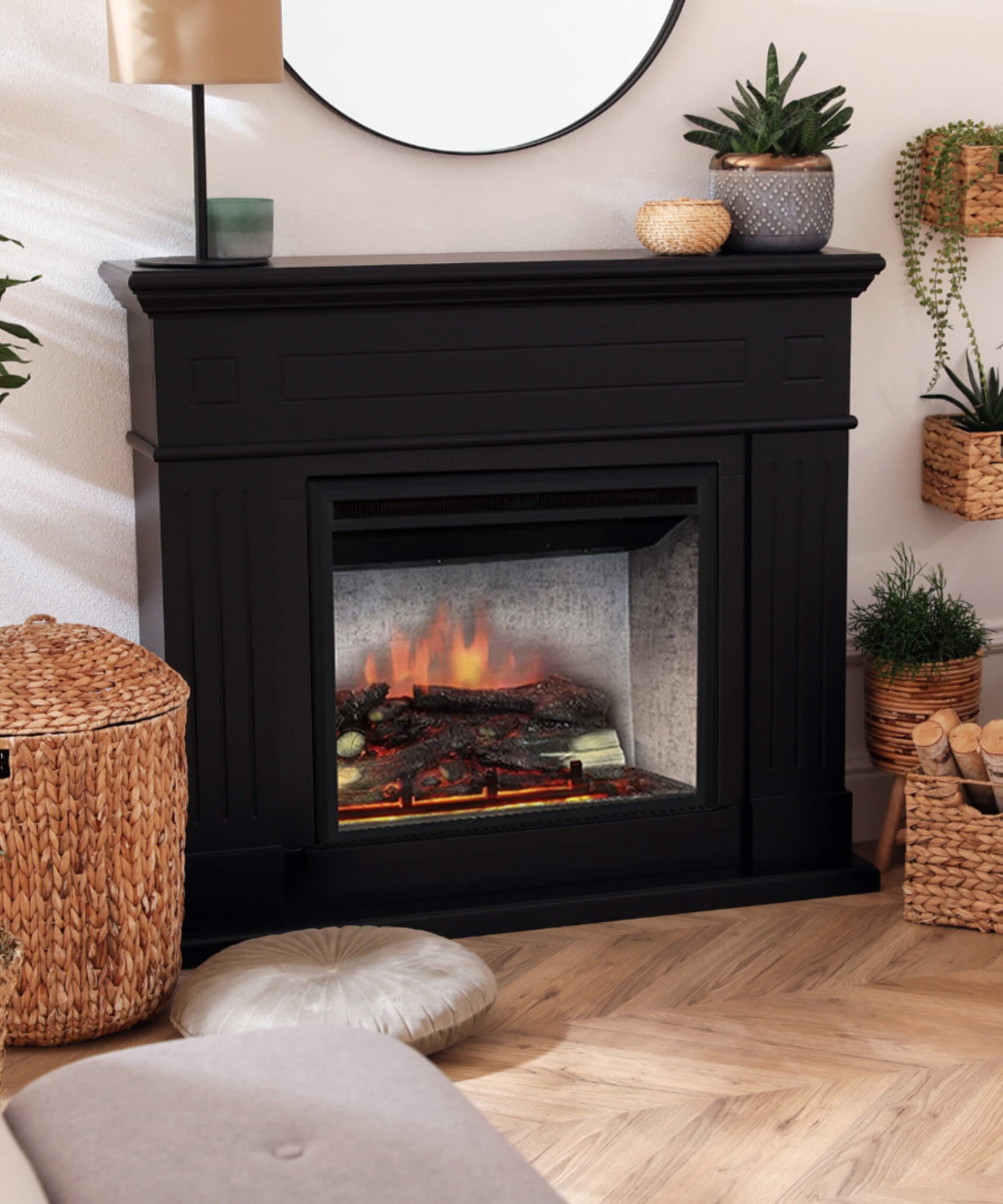 Dynasty Presto 35-Inch Vent Free Electric Firebox Insert With Remote Control [DY-FI35D] (SAK86012)