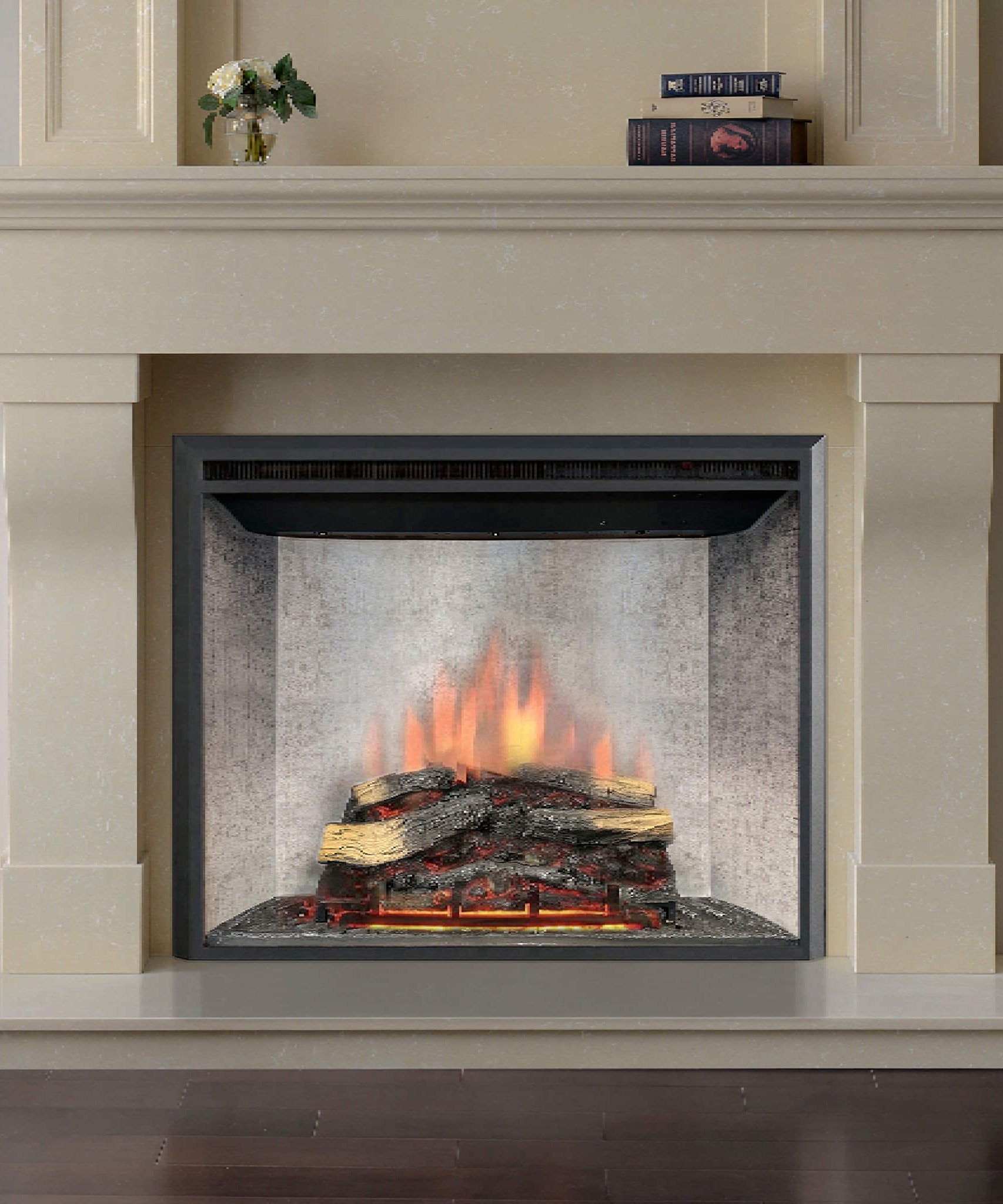 Dynasty Presto 40-Inch Built-In Electric Firebox Insert With Adjustable Flame Settings [DY-FI40D] (SAK40157)