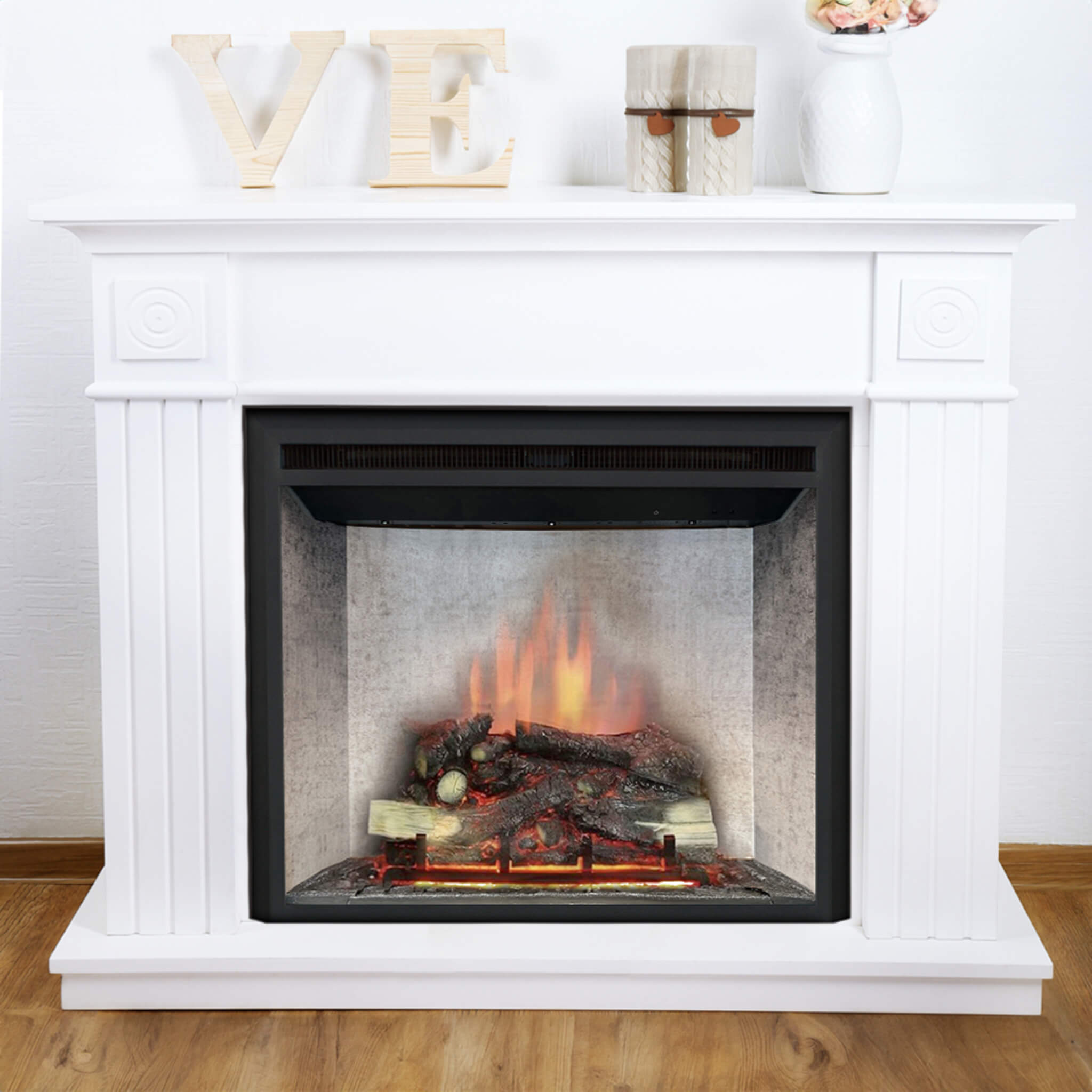 Dynasty Presto 40-Inch Built-In Electric Firebox Insert With Adjustable Flame Settings [DY-FI40D] (SAK40157)