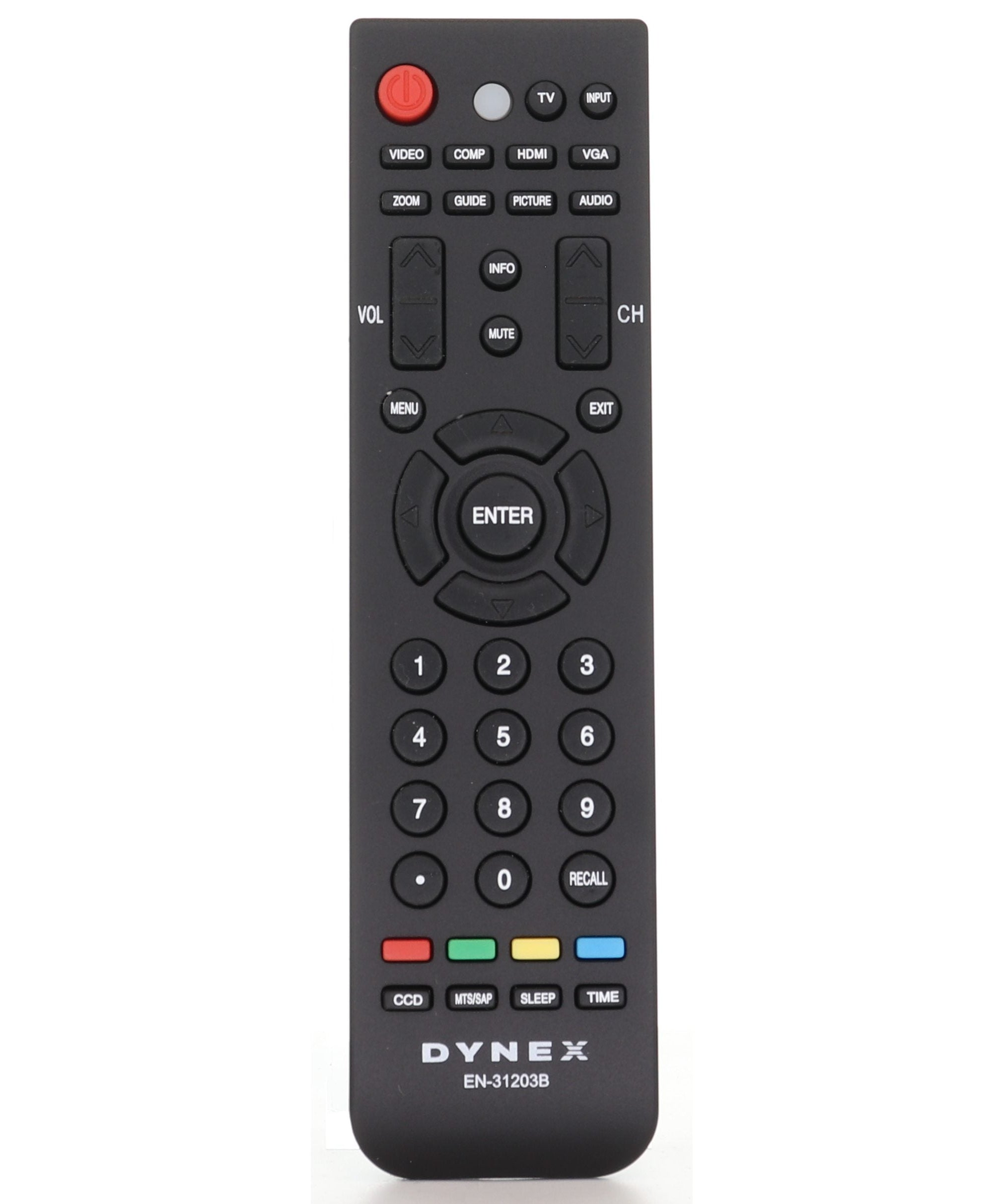 Dynex EN31203B IR TV Remote Control - 1100017
