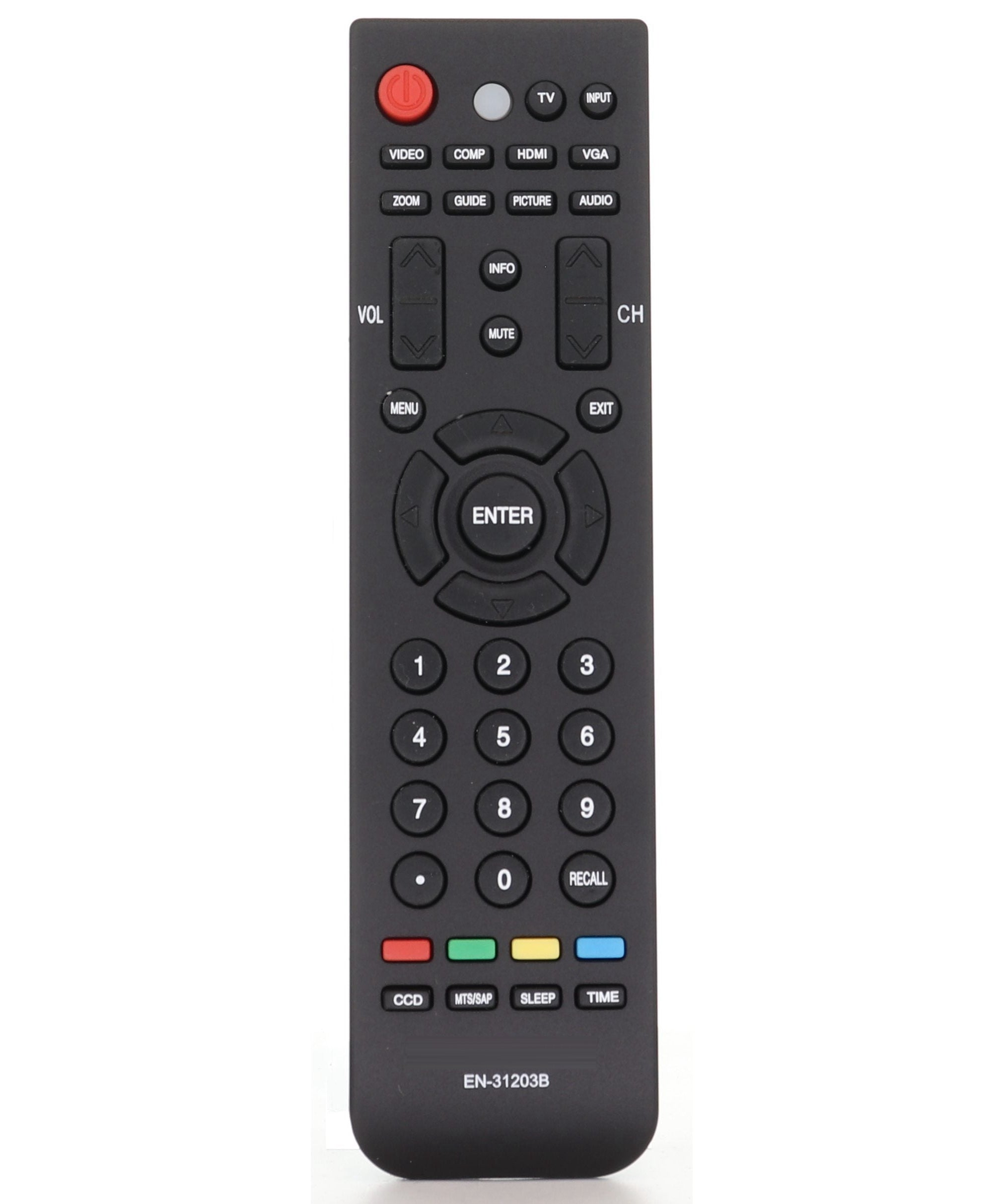 Dynex EN31203B IR TV Remote Control - 1100017