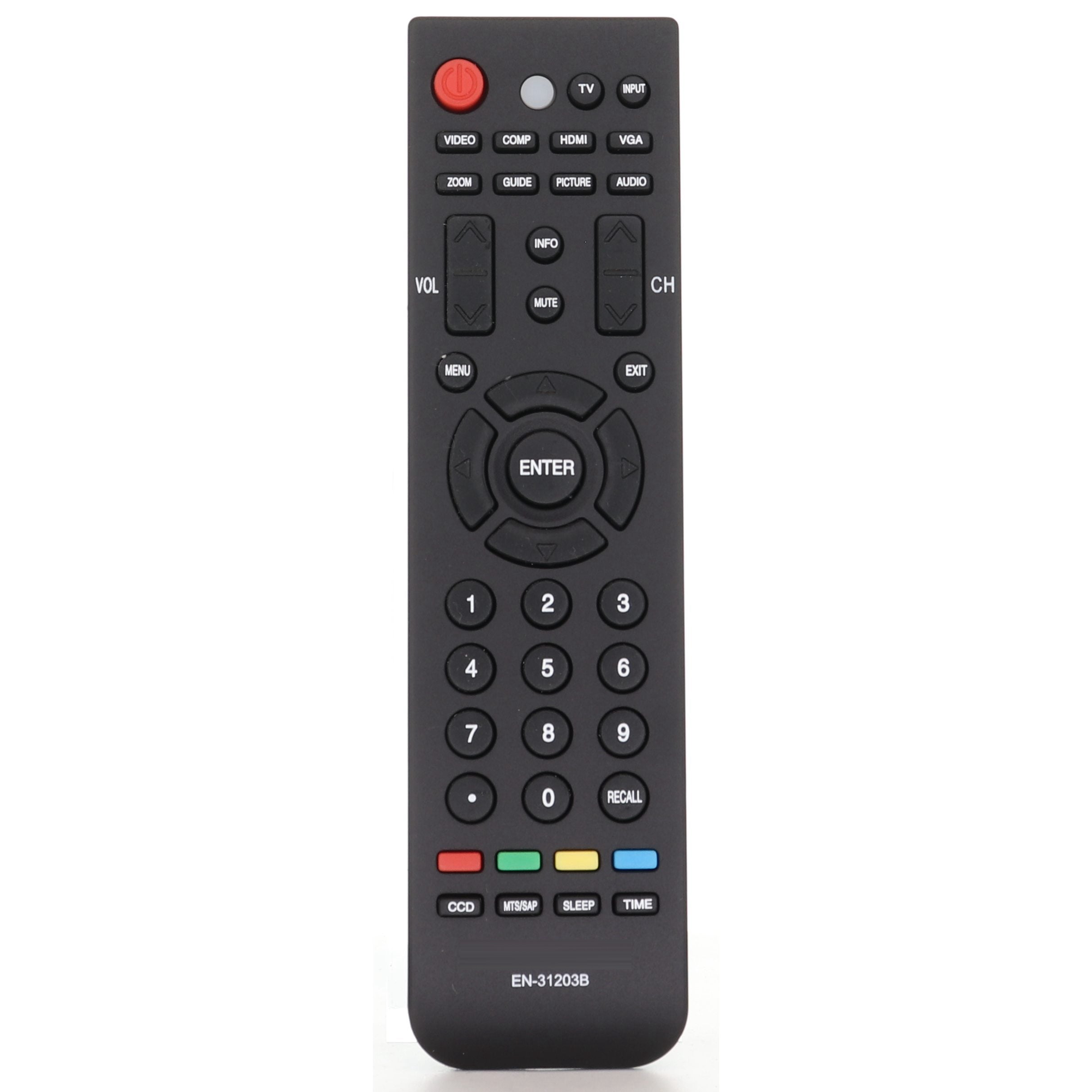 Dynex EN31203B IR TV Remote Control - 1100017
