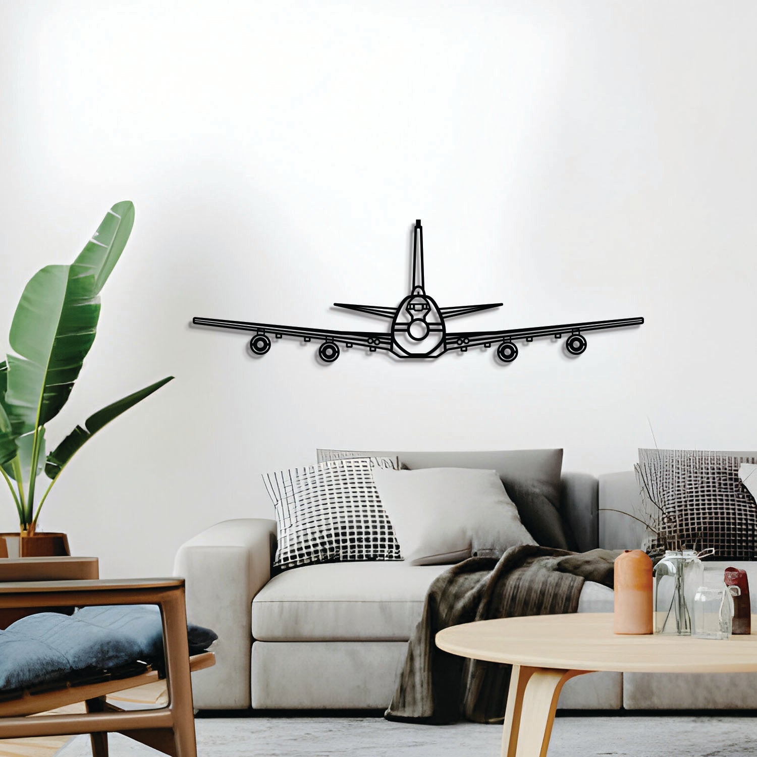 E-4B Front Metall Flugzeug Wandkunst - NCP0553