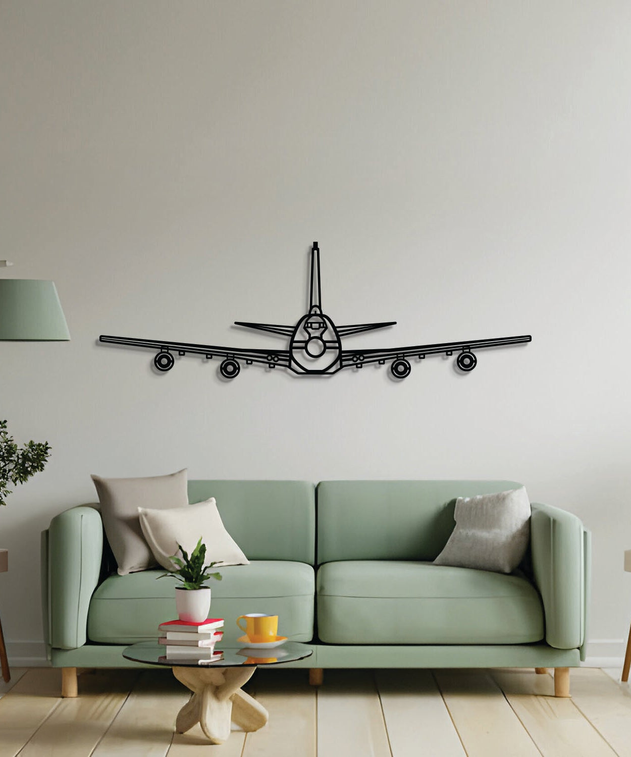 E-4B Front Metall Flugzeug Wandkunst - NCP0553