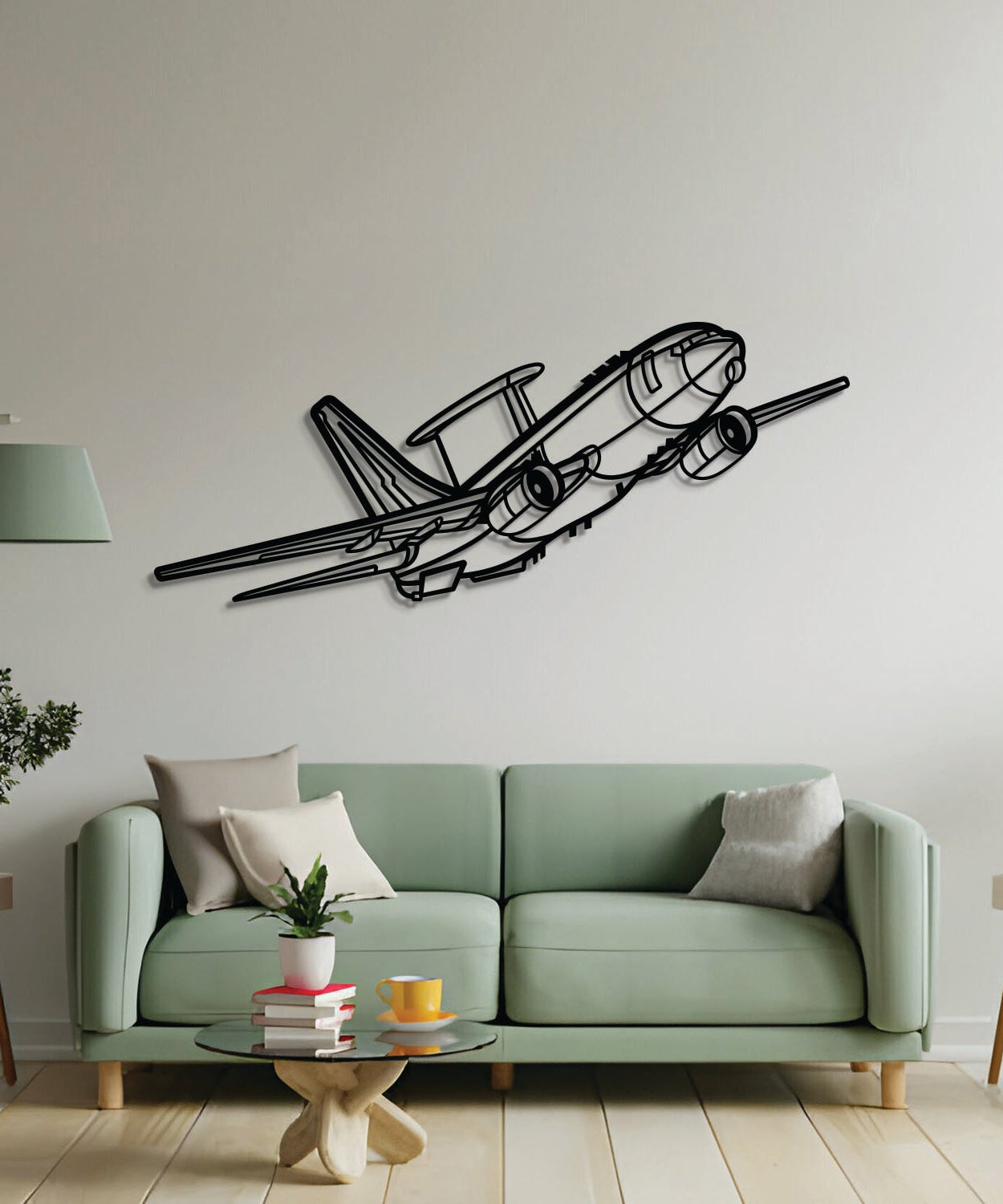 E-7A Wedgetail Winkelmetall Flugzeug Wandbild - NCP055