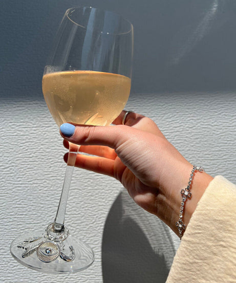 Good Vibes Wine Glass Charm Set of 4