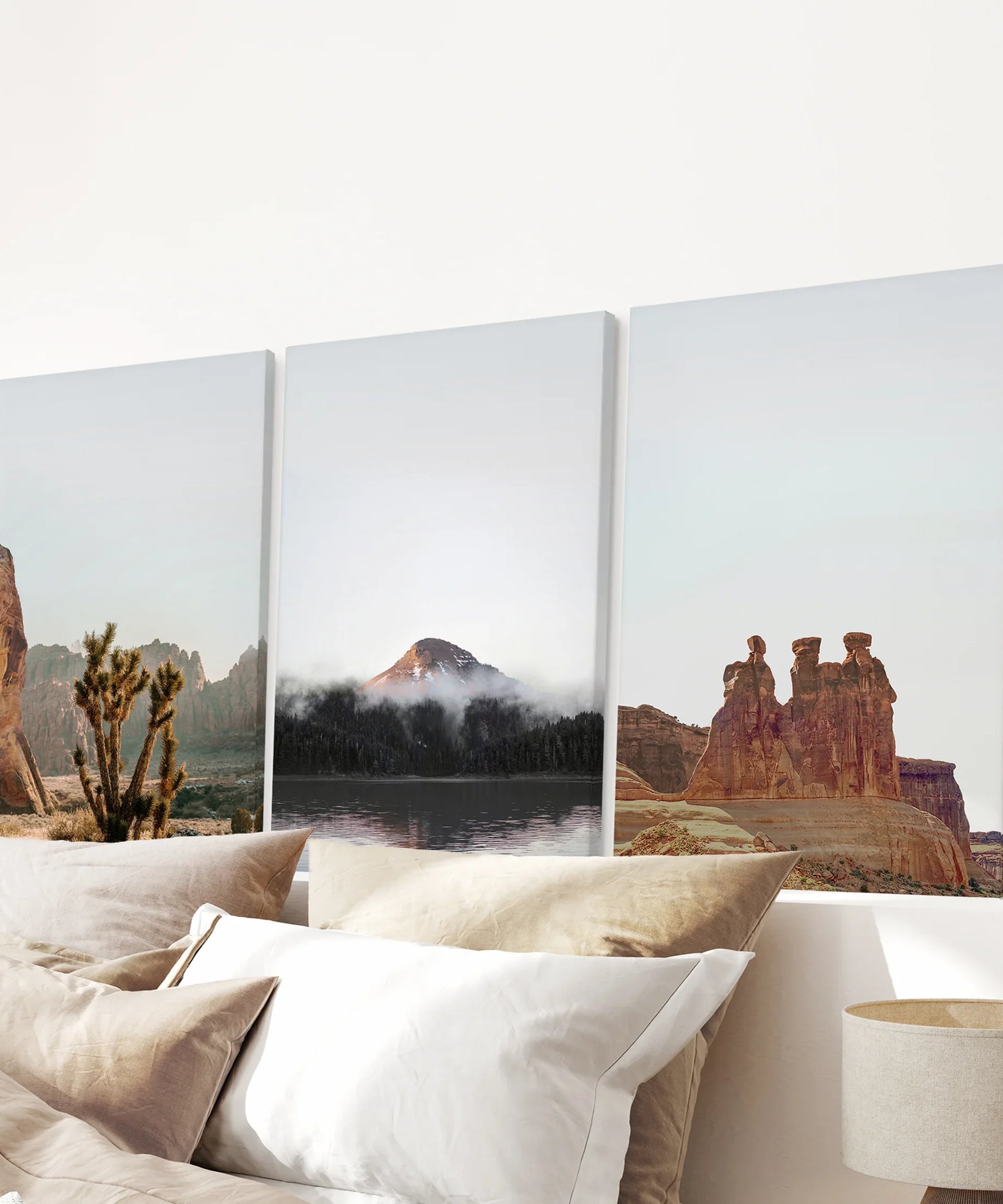 Southwest Desert Set of 3 Prints. Canyon Landscape, Red Rock