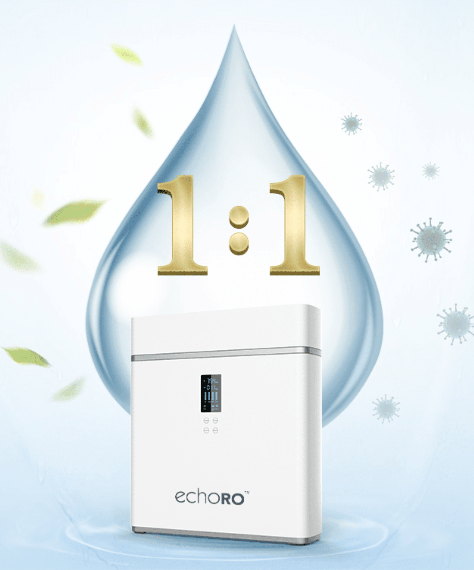 ECHO RO™ Wasserfilteranlage (Tanklose Umkehrosmose)