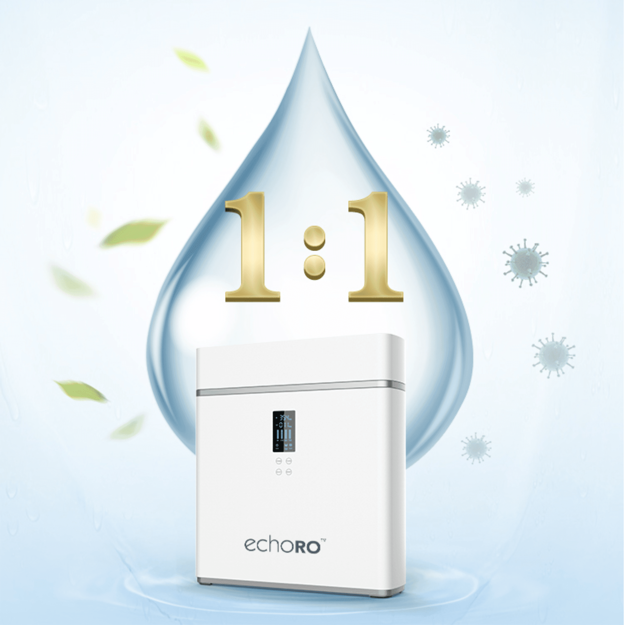 ECHO RO™ Wasserfilteranlage (Tanklose Umkehrosmose)
