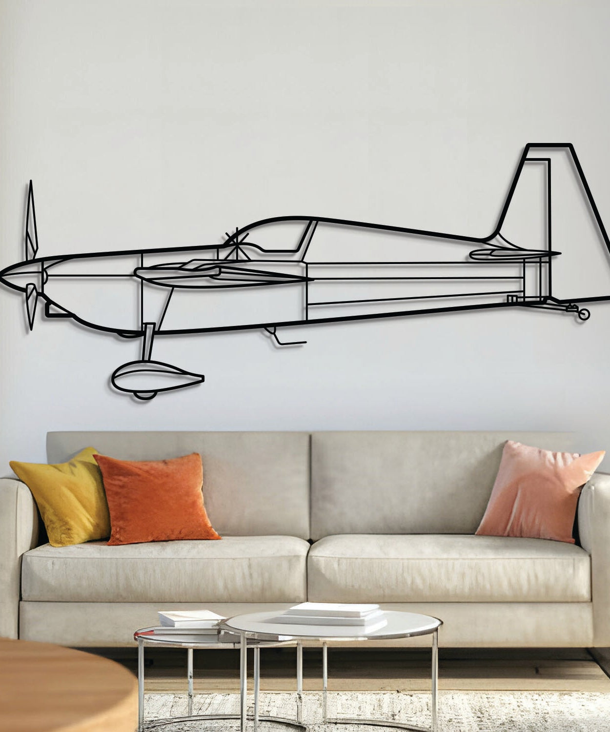Edge 540 Metallflugzeug-Wandkunst - NCP0474