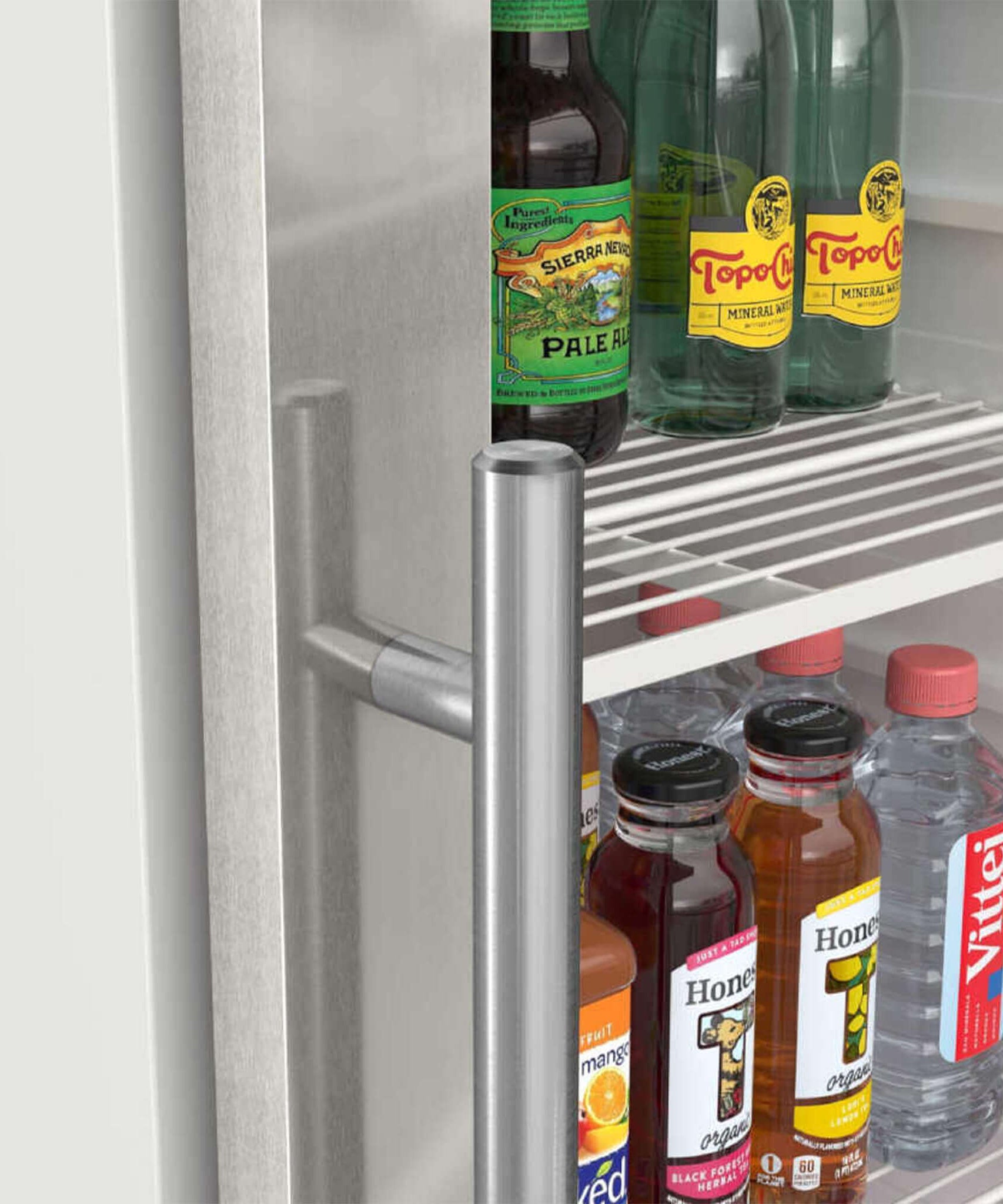 Edgestar 22-Inch 10.1 Cubic Feet Commercial Beverage Merchandiser With Temperature Alarm and Reversible Door [VBM101SS] (SAK45983)