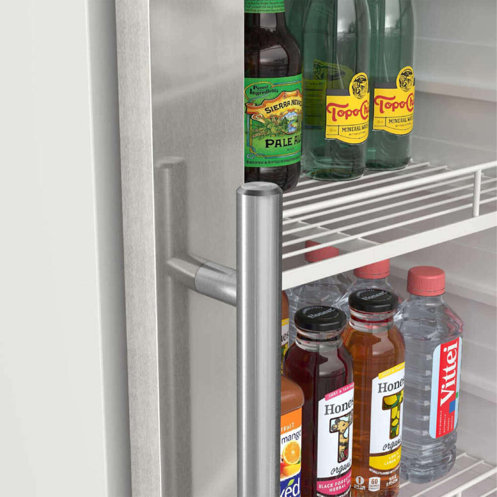 Edgestar 22-Inch 10.1 Cubic Feet Commercial Beverage Merchandiser With Temperature Alarm and Reversible Door [VBM101SS] (SAK45983)