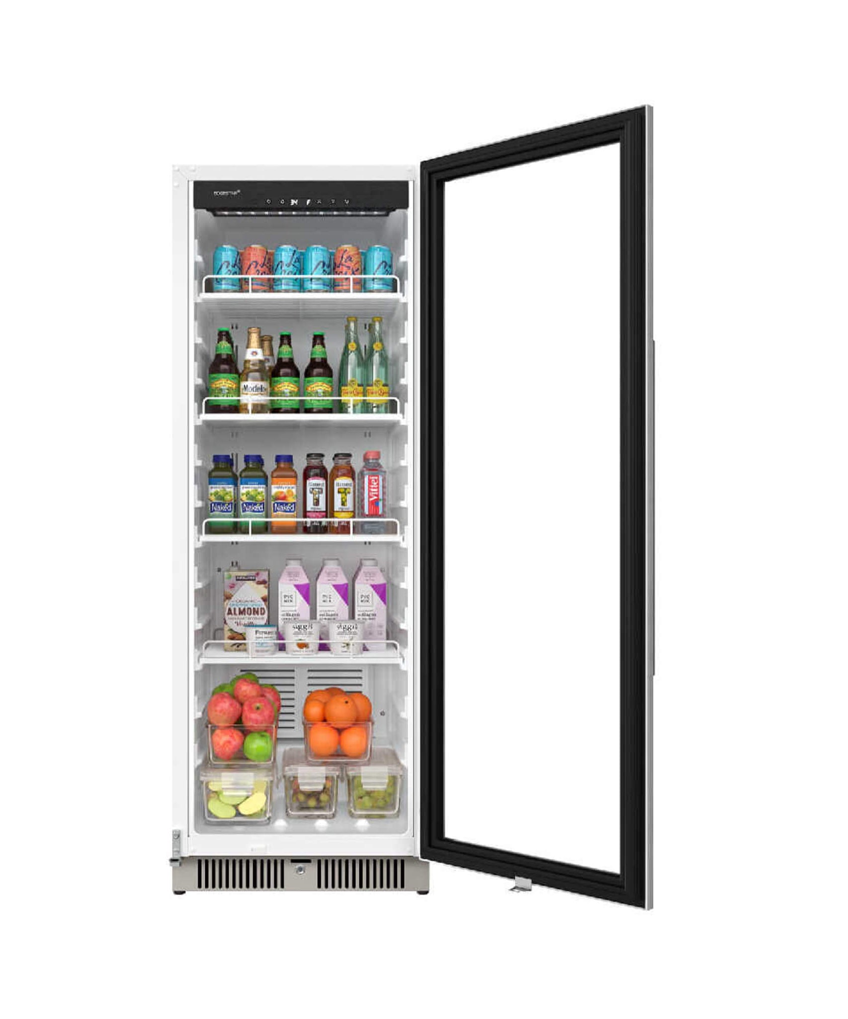 Edgestar 22-Inch 10.1 Cubic Feet Commercial Beverage Merchandiser With Temperature Alarm and Reversible Door [VBM101SS] (SAK45983)