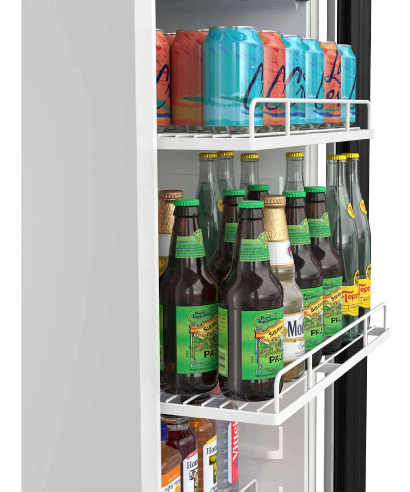 Edgestar 22-Inch 10.1 Cubic Feet Commercial Beverage Merchandiser With Temperature Alarm and Reversible Door [VBM101SS] (SAK45983)