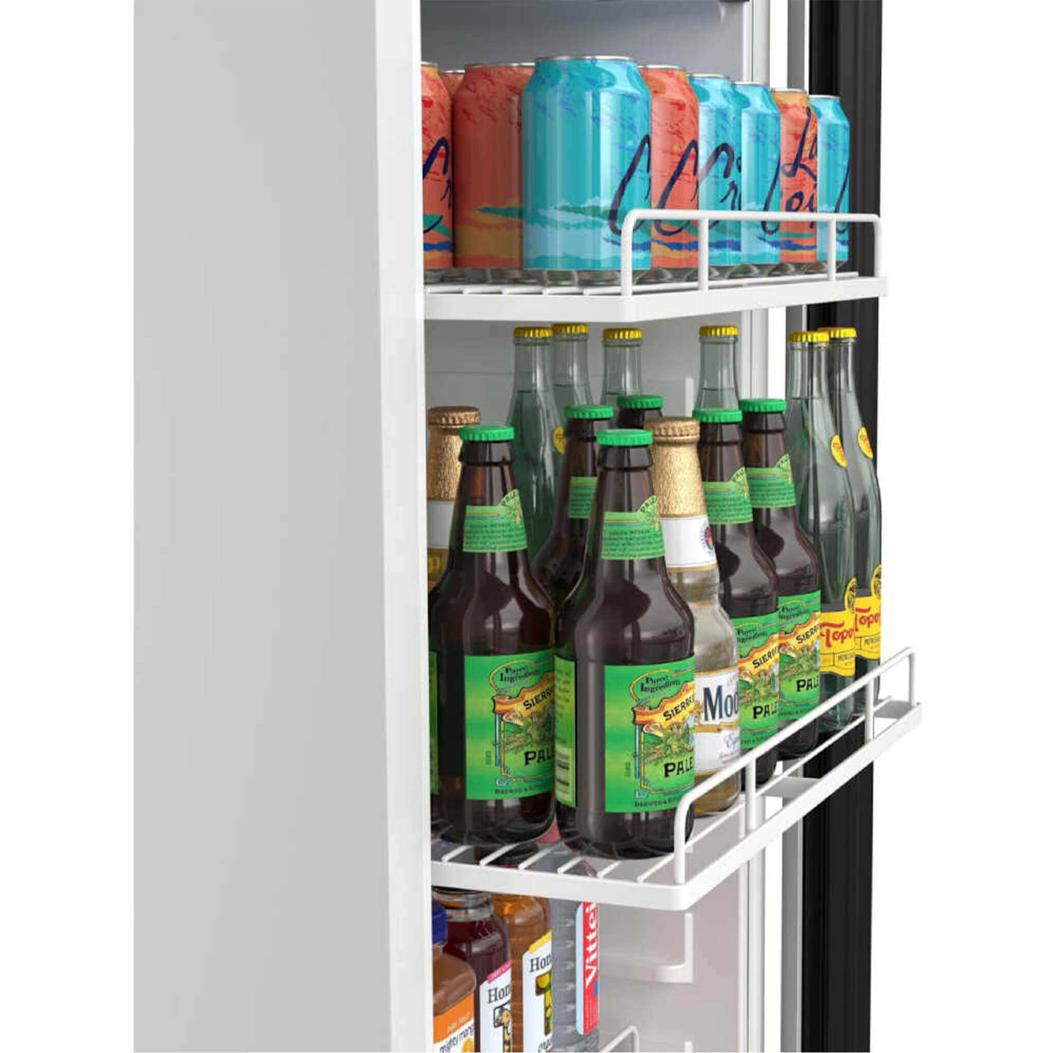 Edgestar 22-Inch 10.1 Cubic Feet Commercial Beverage Merchandiser With Temperature Alarm and Reversible Door [VBM101SS] (SAK45983)