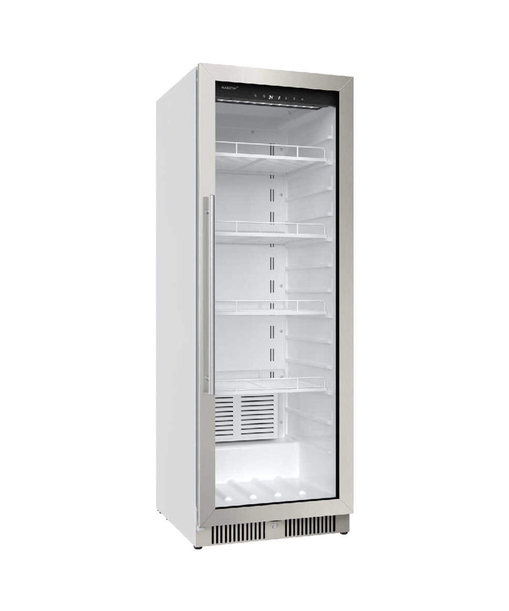 Edgestar 22-Inch 10.1 Cubic Feet Commercial Beverage Merchandiser With Temperature Alarm and Reversible Door [VBM101SS] (SAK45983)