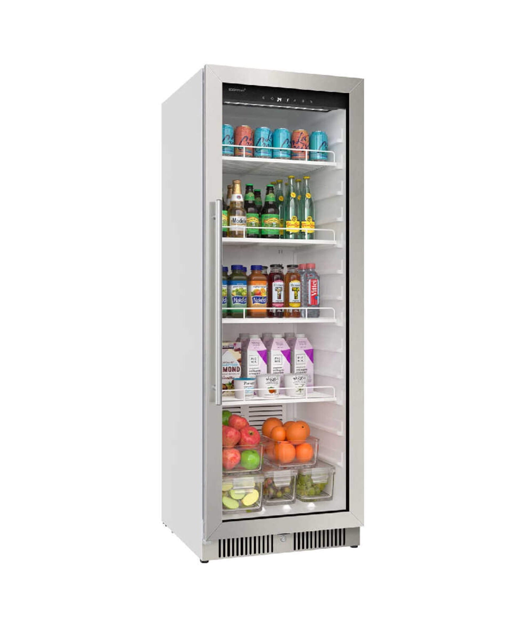 Edgestar 22-Inch 10.1 Cubic Feet Commercial Beverage Merchandiser With Temperature Alarm and Reversible Door [VBM101SS] (SAK45983)